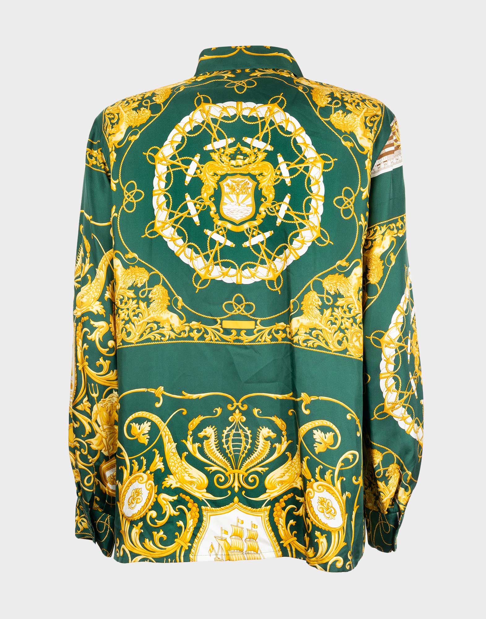 Louis Feraud - 1990s Baroque patterned Shirt - Image 2