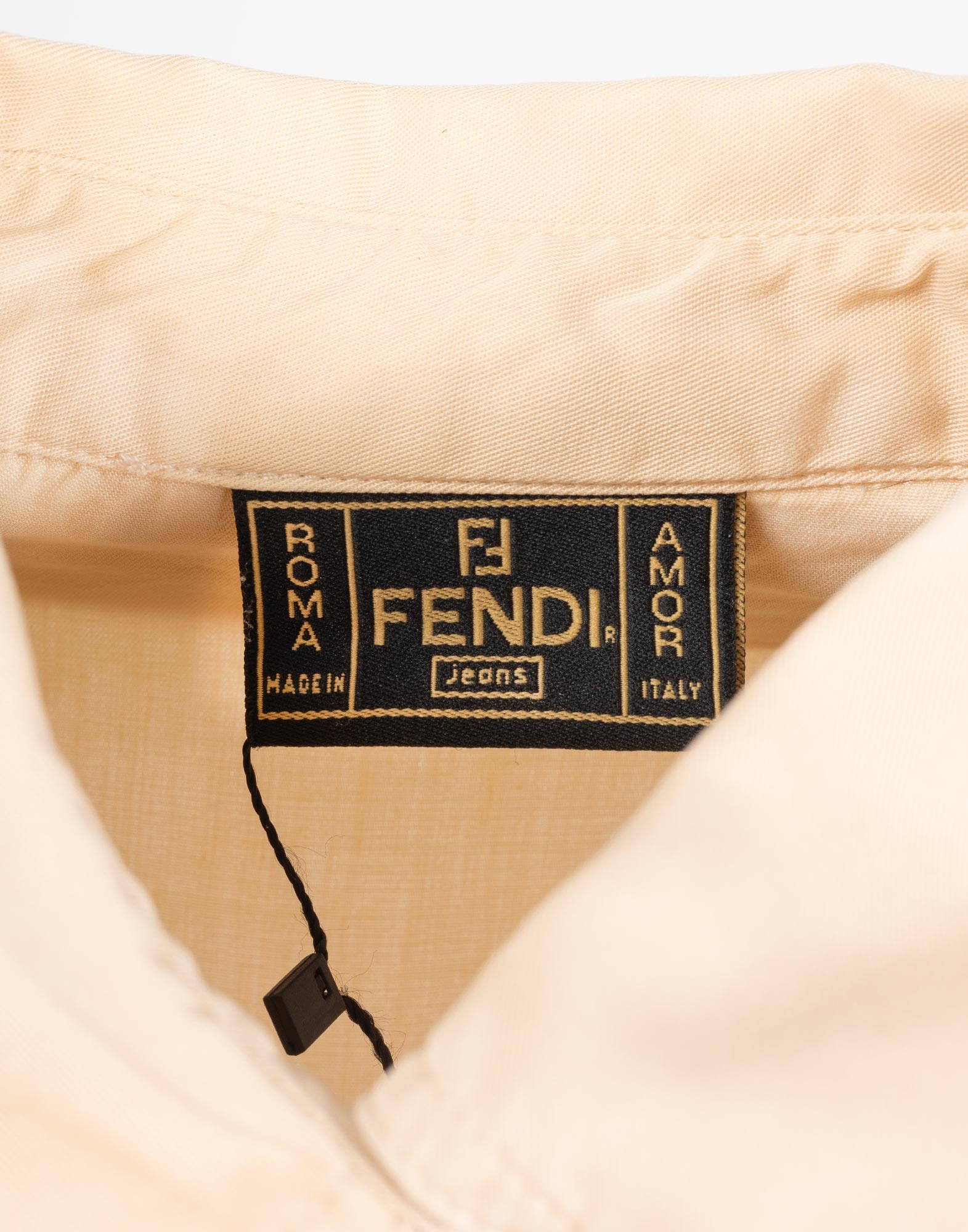 Fendi - Camicia pesca in cotone anni '80 - immagine 5