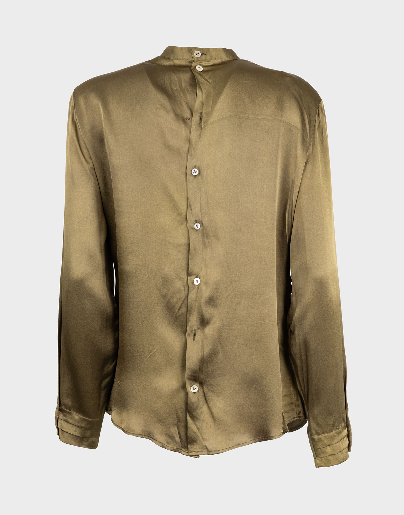 Giorgio Armani - Blusa verde in seta anni '80 - immagine 2