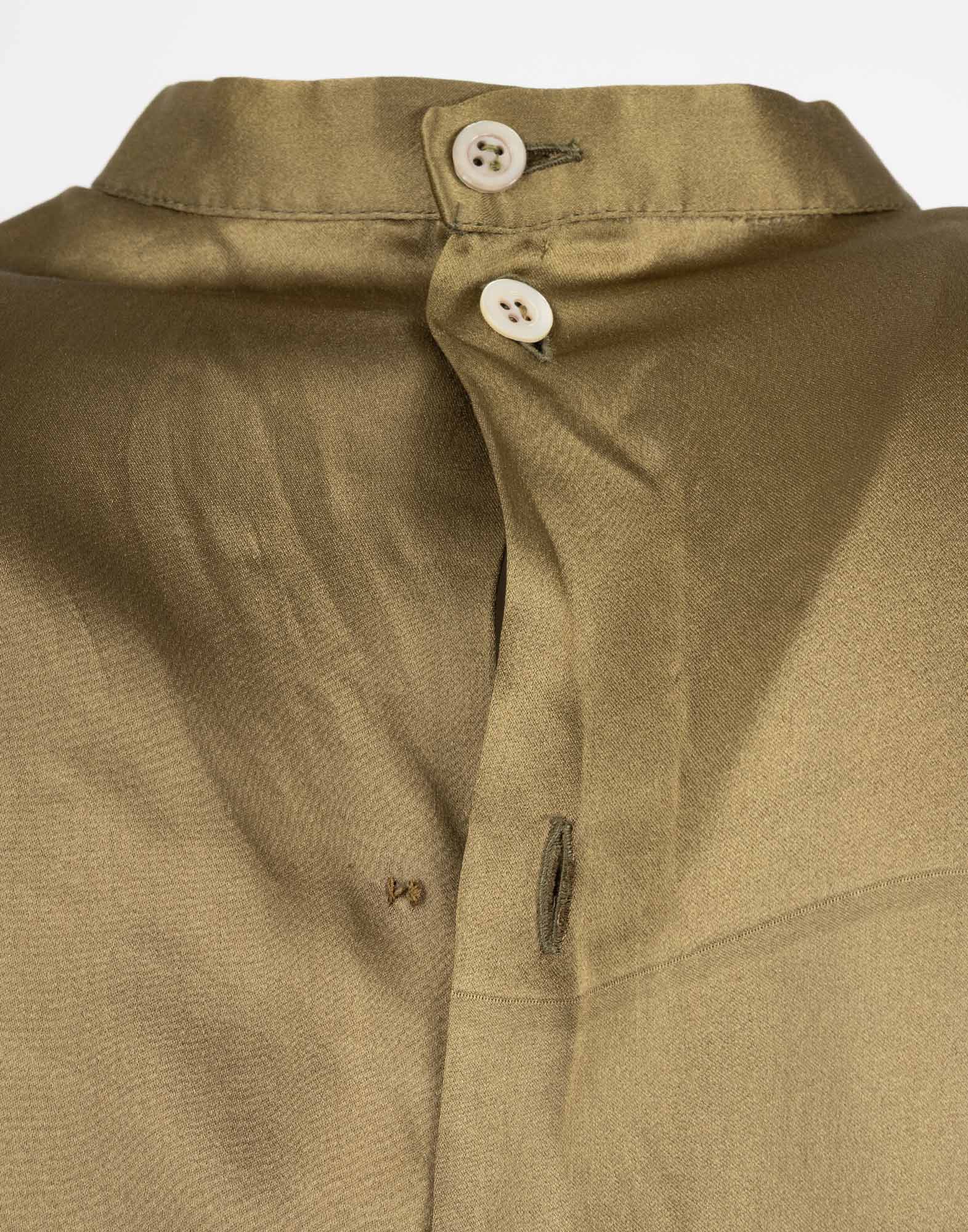 Giorgio Armani - Blusa verde in seta anni '80 - immagine 3