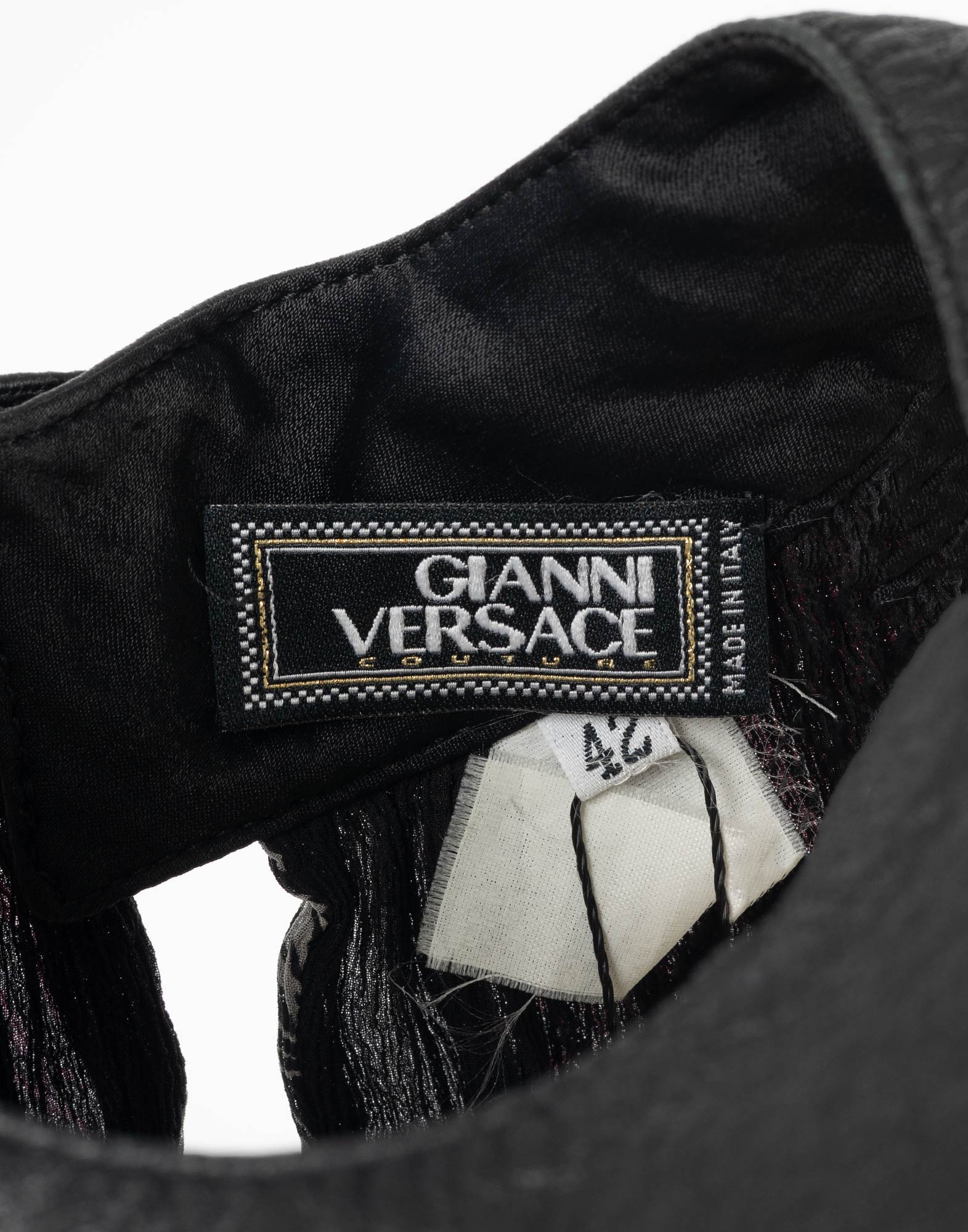 Gianni Versace - Top halter in seta anni '80 - immagine 3
