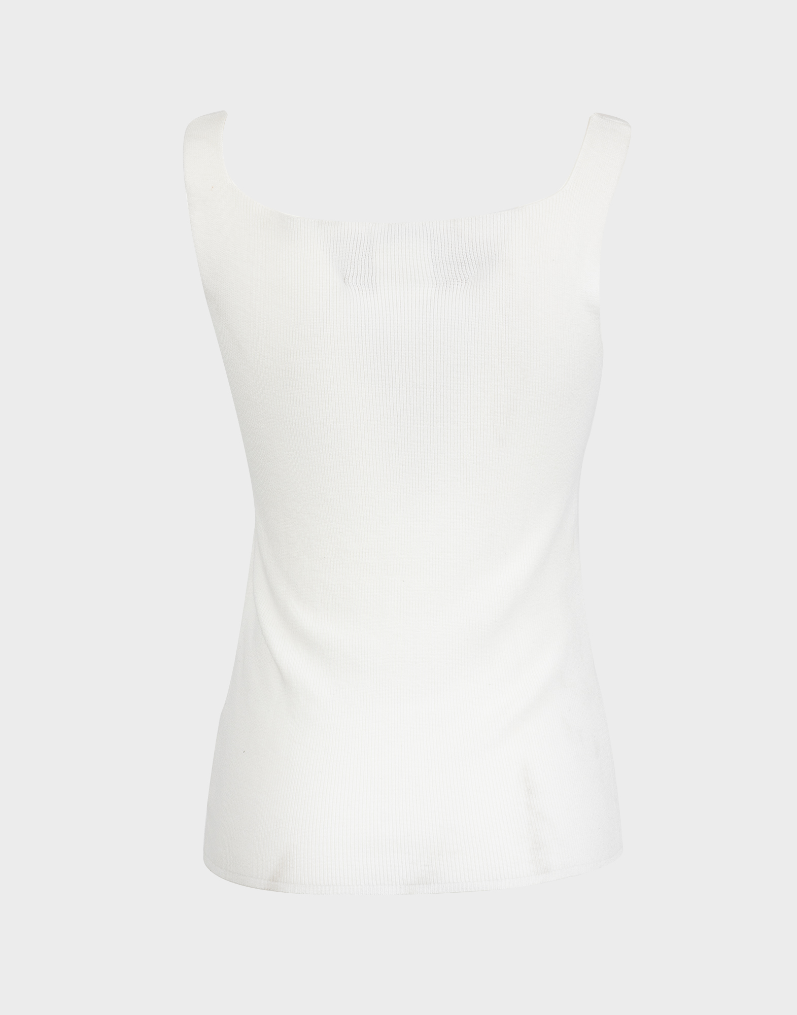 Chanel - Top bianco in cotone anni 2000 - immagine 2
