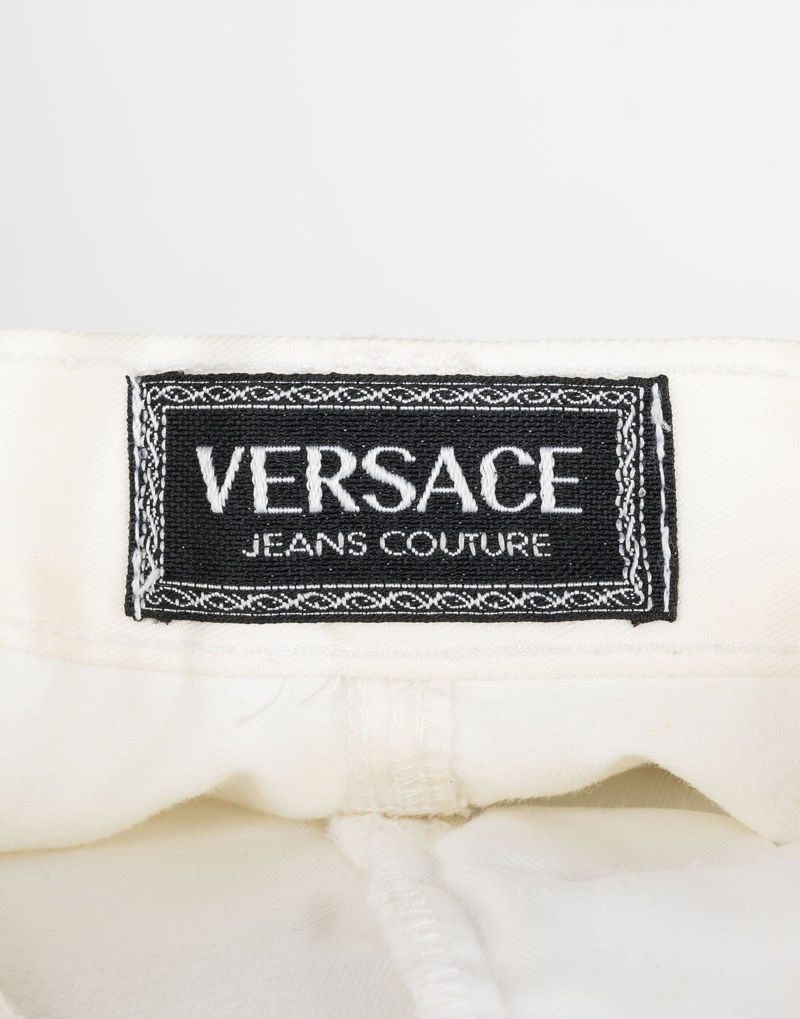 Versace Jeans Couture - 90s white pencil skirt - Image 3