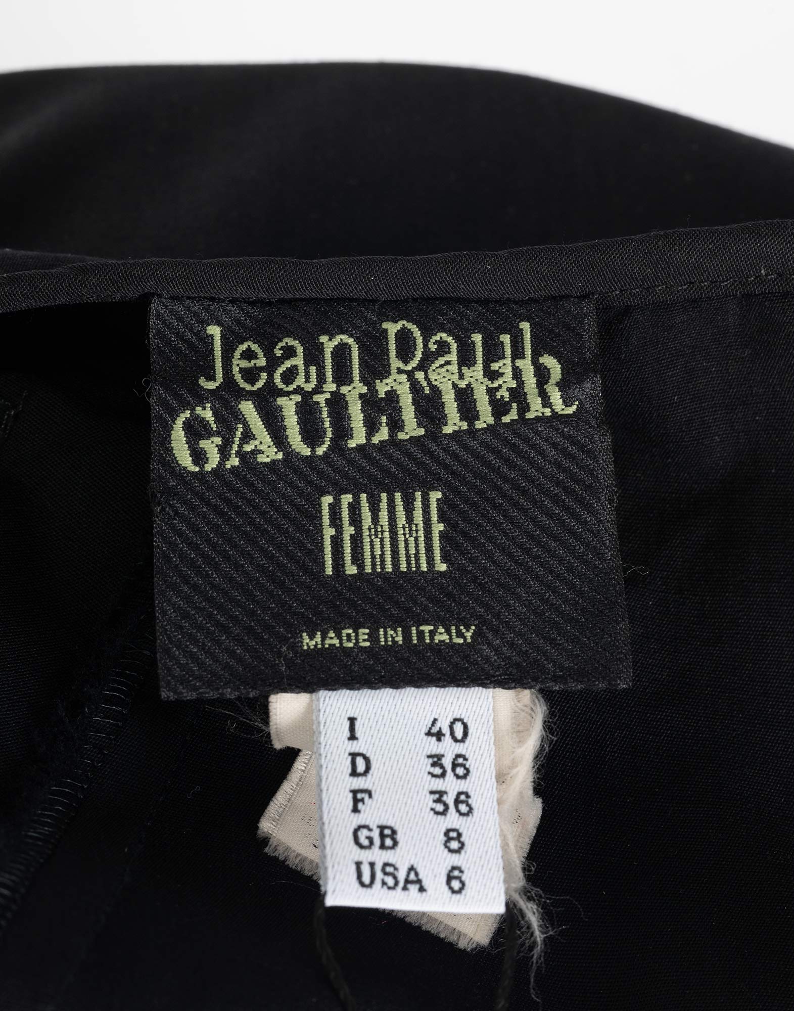 Jean Paul Gaultier - Pantaloni flare neri da donna - immagine 4