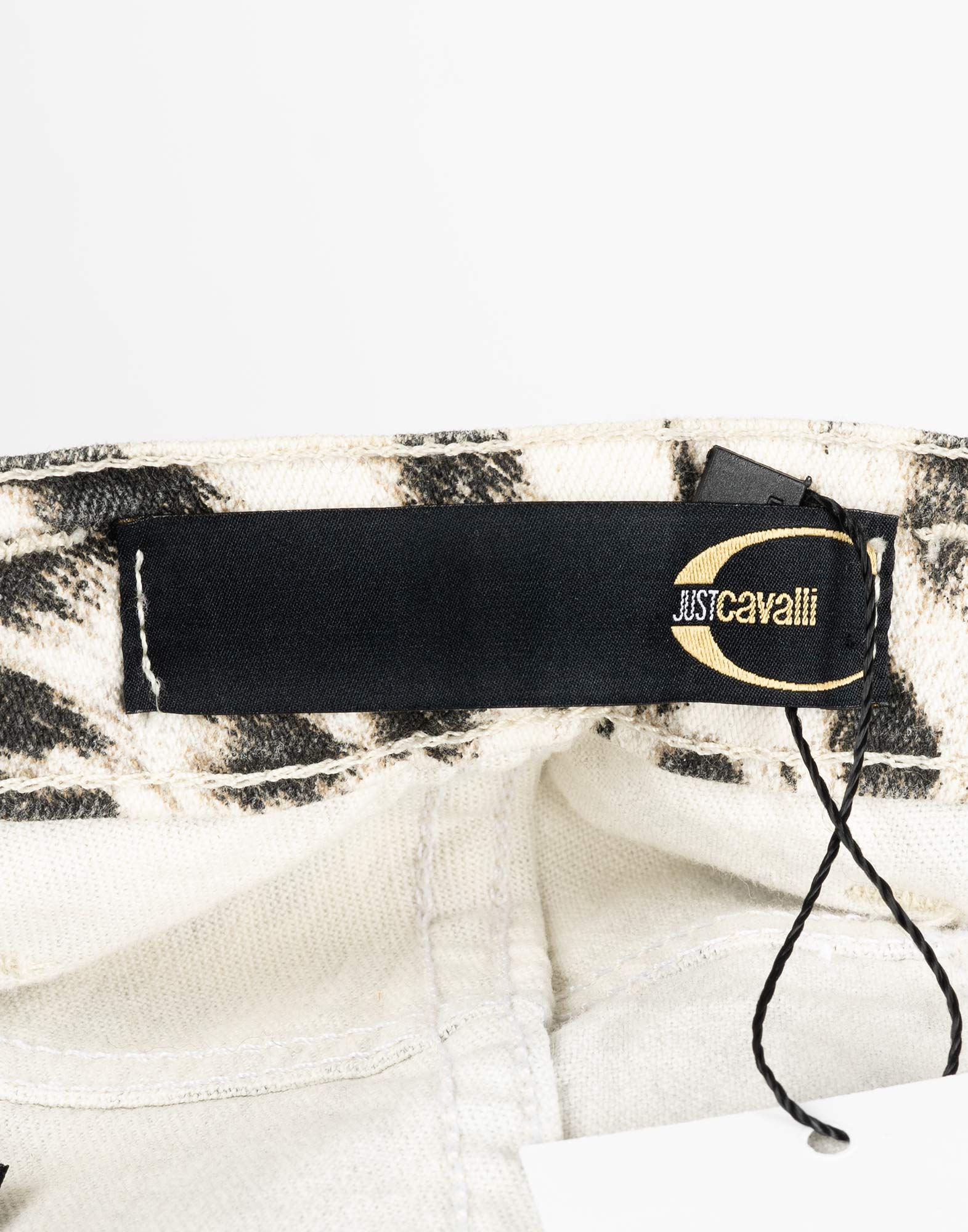 Just Cavalli - 2000s beige animal trousers - Image 3