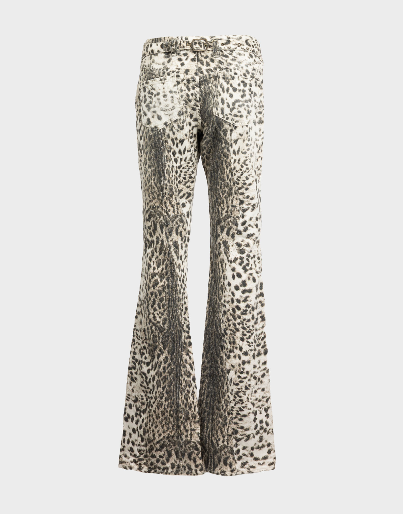 Just Cavalli - 2000s beige animal trousers - Image 2