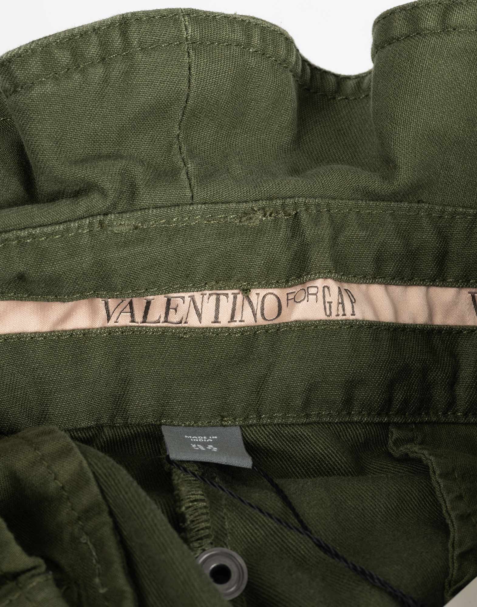 Valentino x Gap - 2000s Cargo trousers with ruffles - Image 3