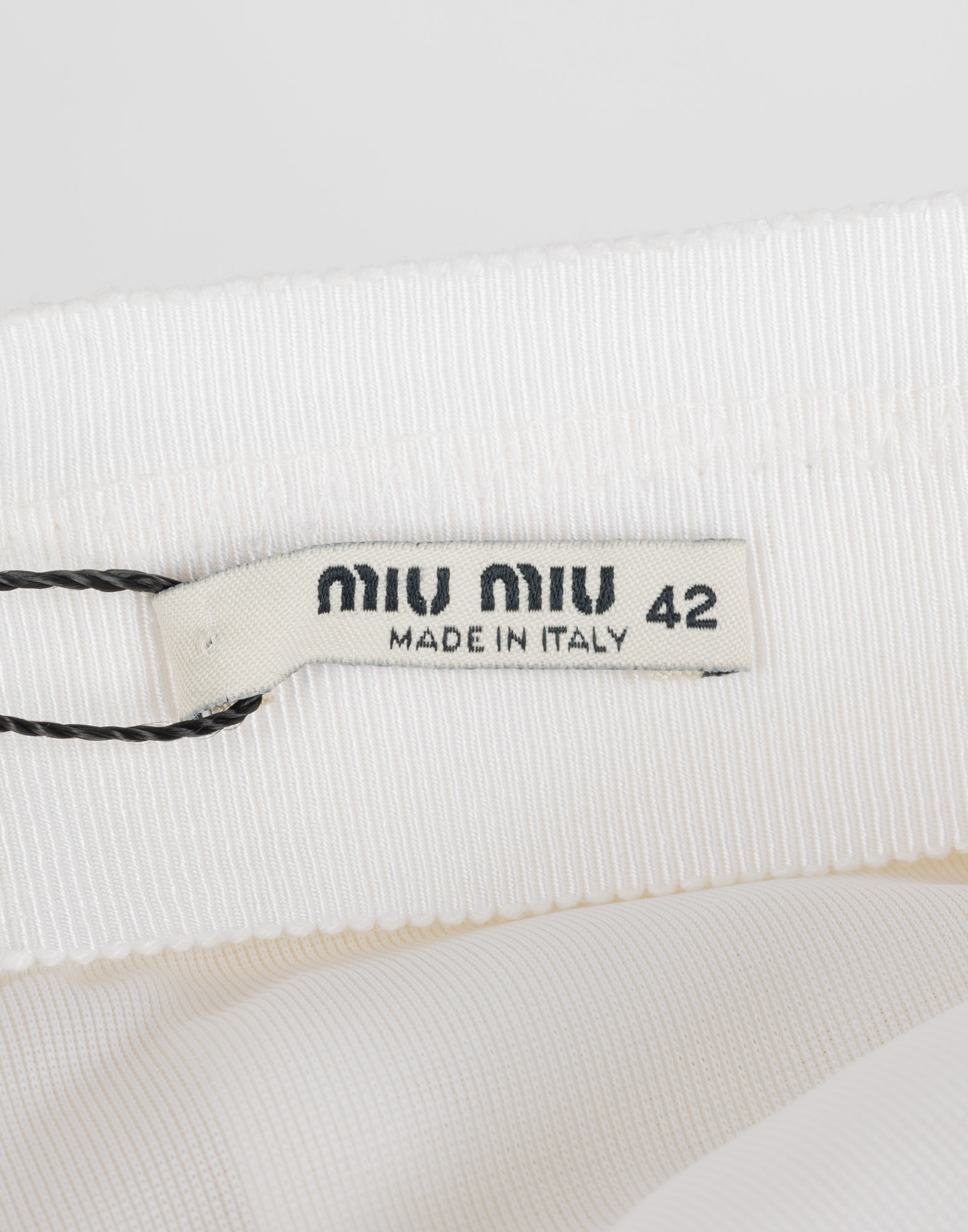 Miu Miu - Pantaloni bianchi in pizzo anni 2000 - immagine 3