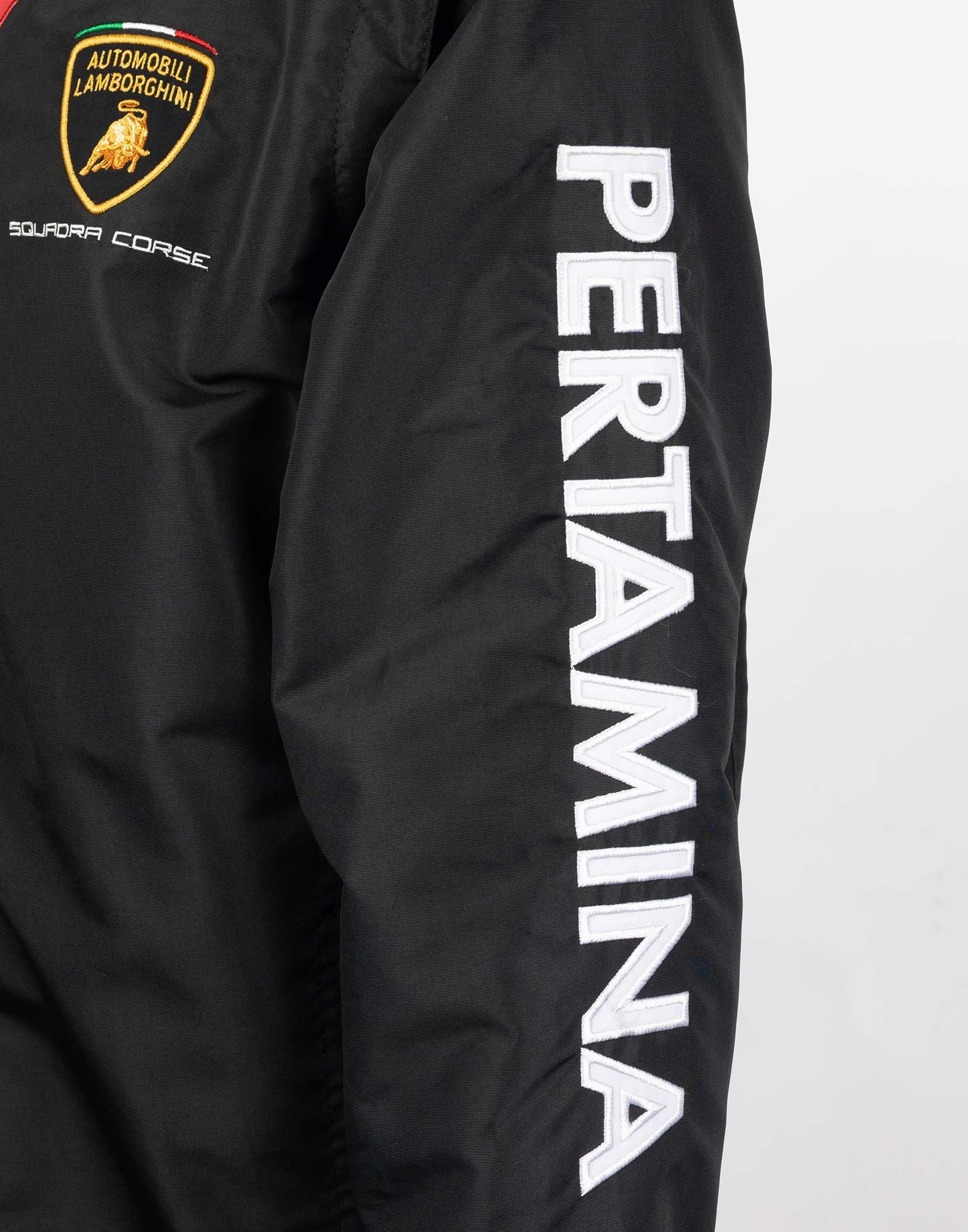 Lamborghini - Black Windbreaker with Patches - Image 3