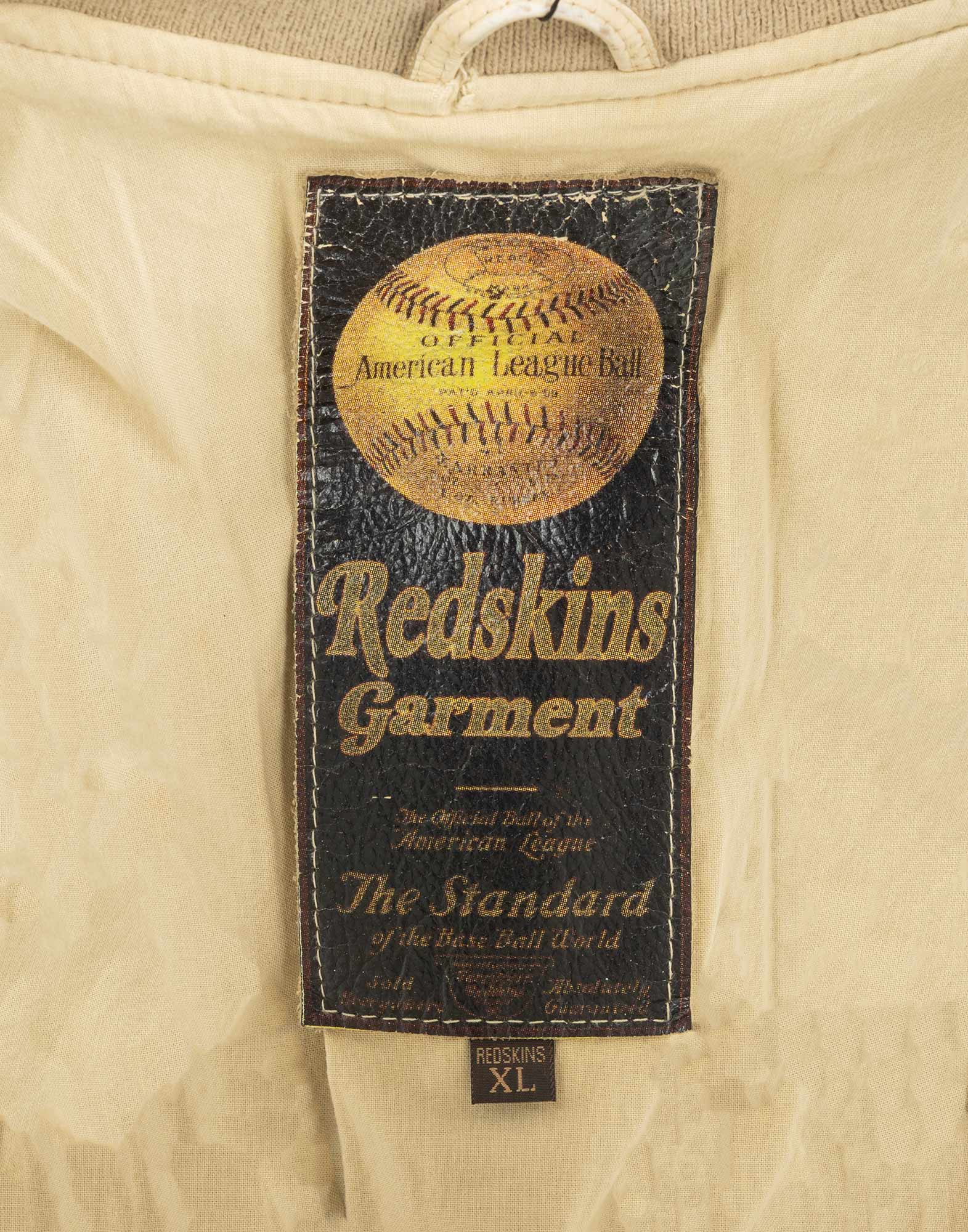 Vintage - Giubbotto college Redskins in pelle  - immagine 3