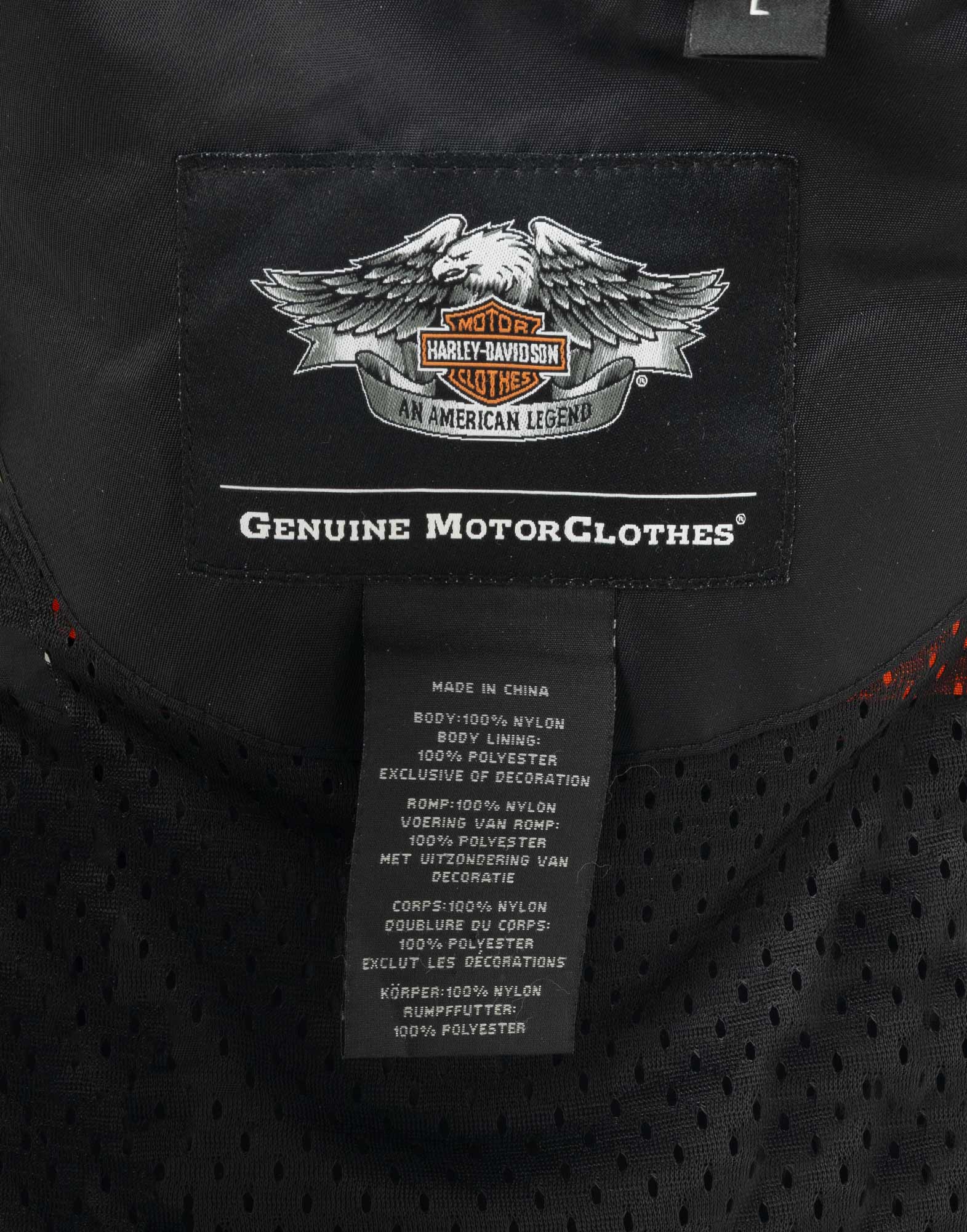 Harley Davidson - Black Jacket with Multi-Coloured Details - Image 6