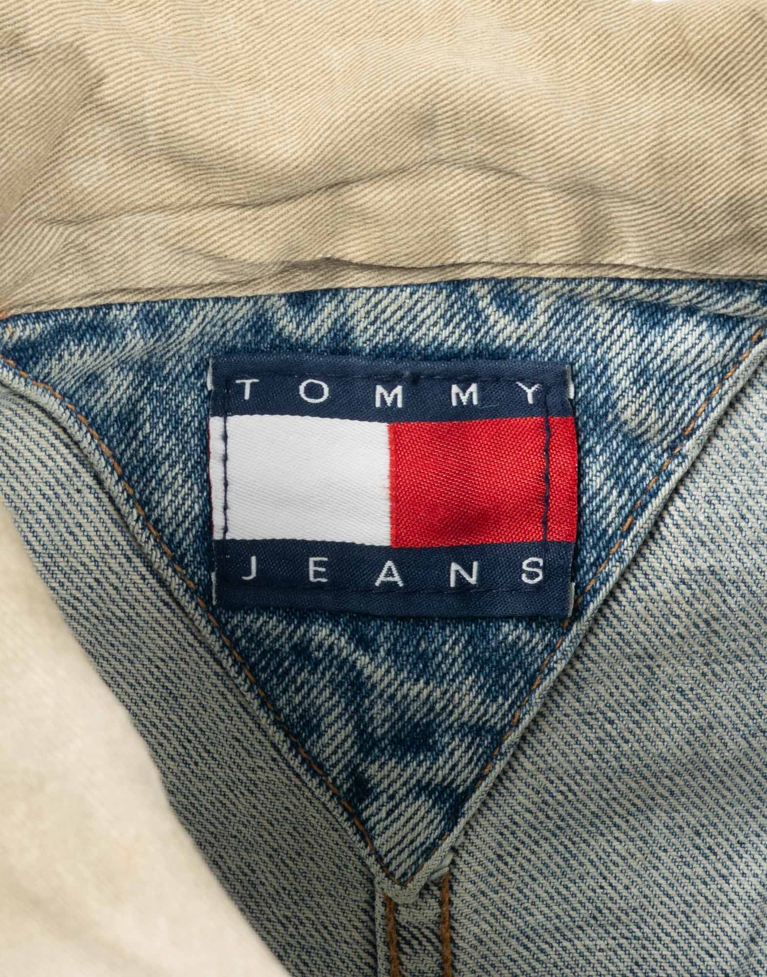 Tommy Hilfiger - Giubbotto di jeans blu anni 90 - immagine 3