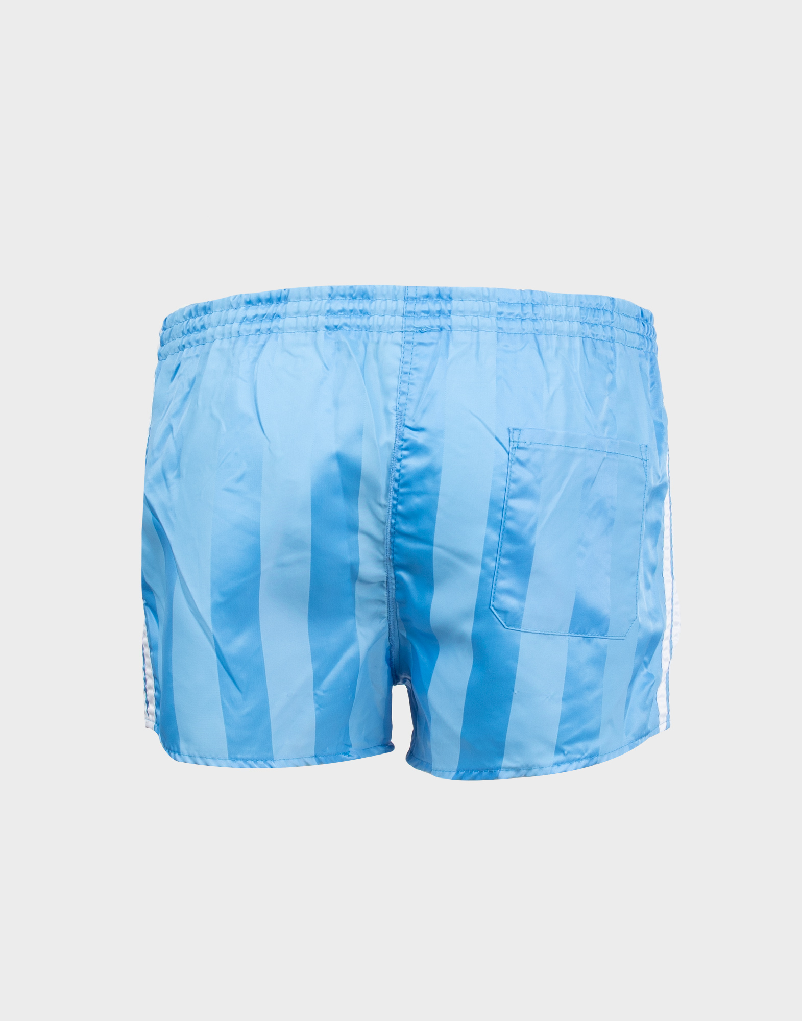 Adidas - Light blue shorts with white side stripes - Image 2