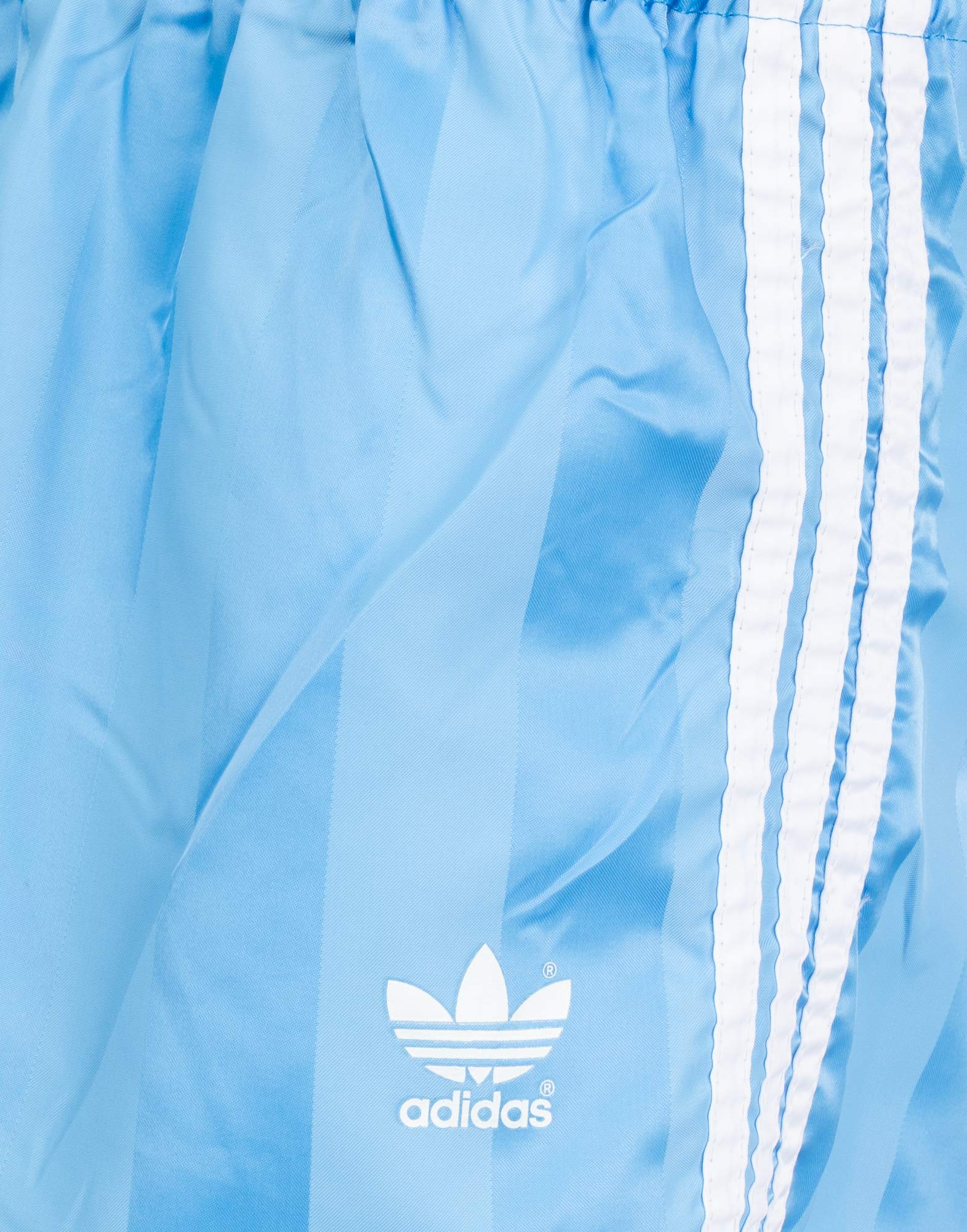 Adidas - Light blue shorts with white side stripes - Image 3