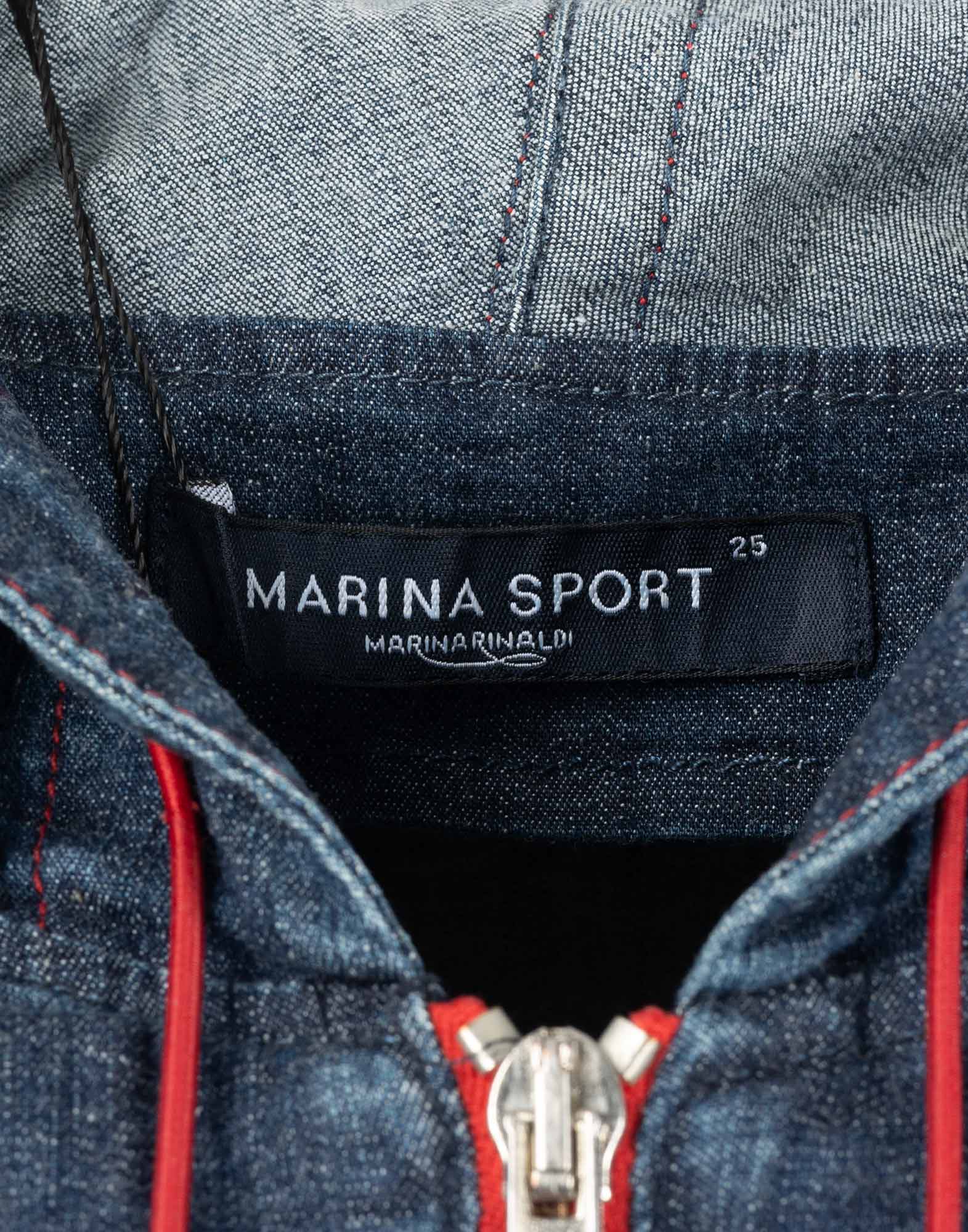Marina Rinaldi Sport - Giubbotto di jeans con cappuccio  - immagine 3