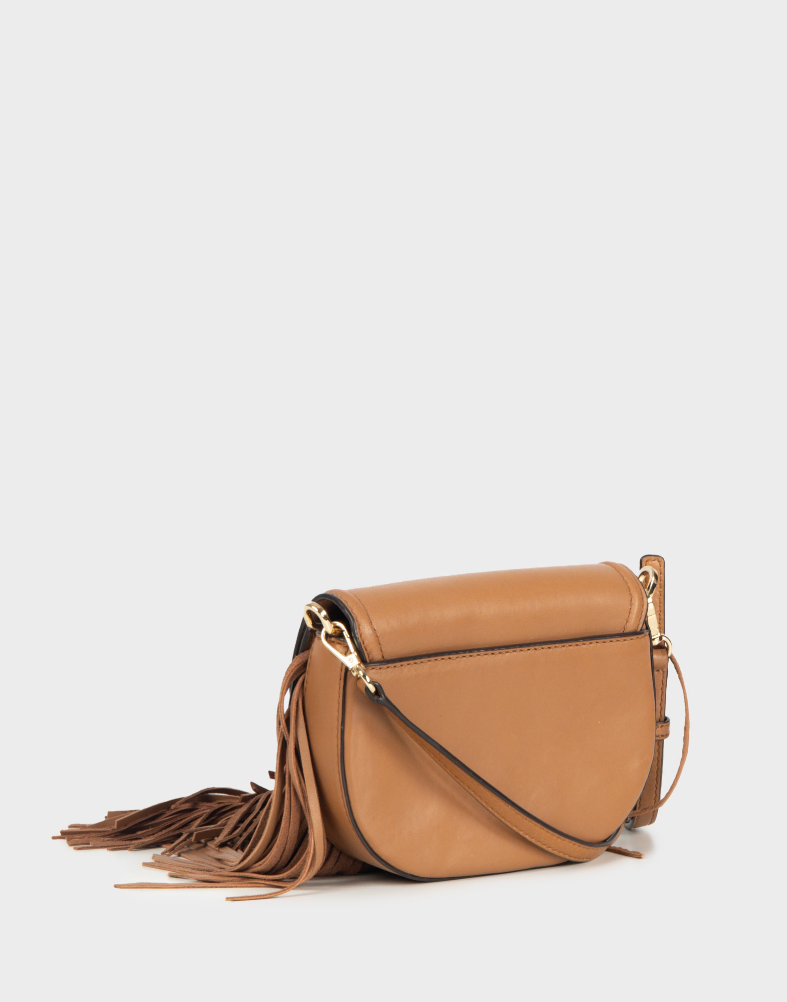 Michael Kors - Borsa marrone con frange in pelle - immagine 4