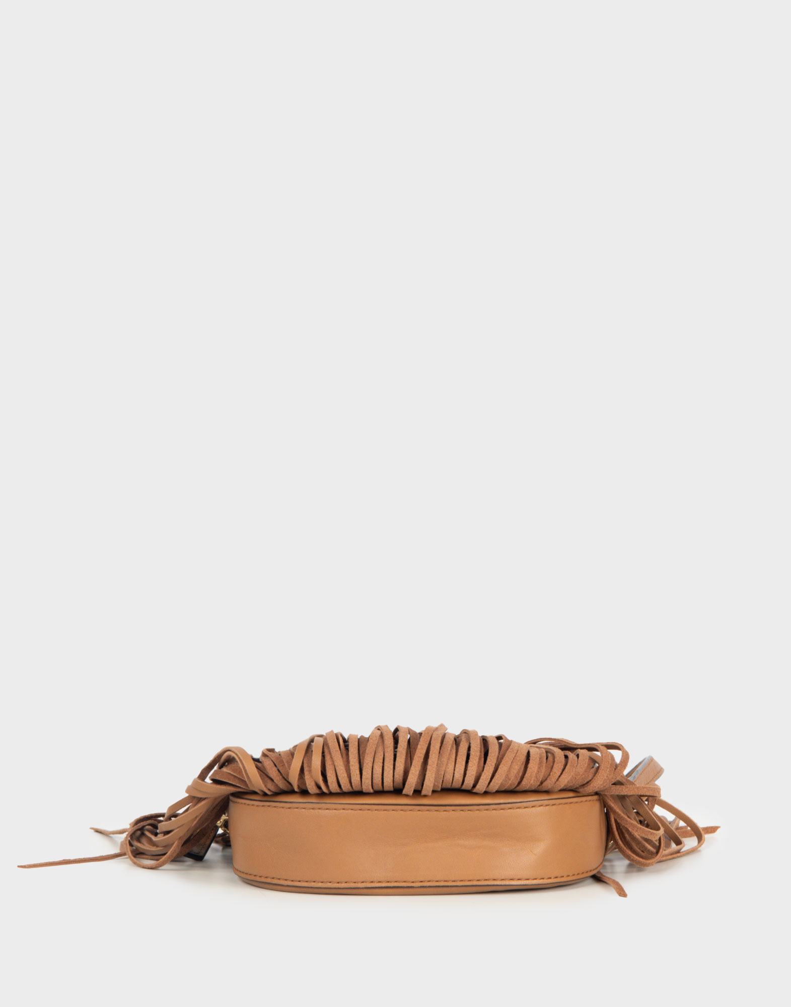 Michael Kors - Borsa marrone con frange in pelle - immagine 5