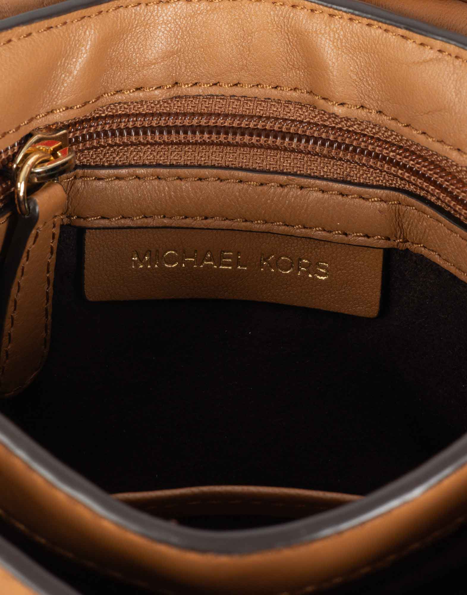 Michael Kors - Borsa marrone con frange in pelle - immagine 8