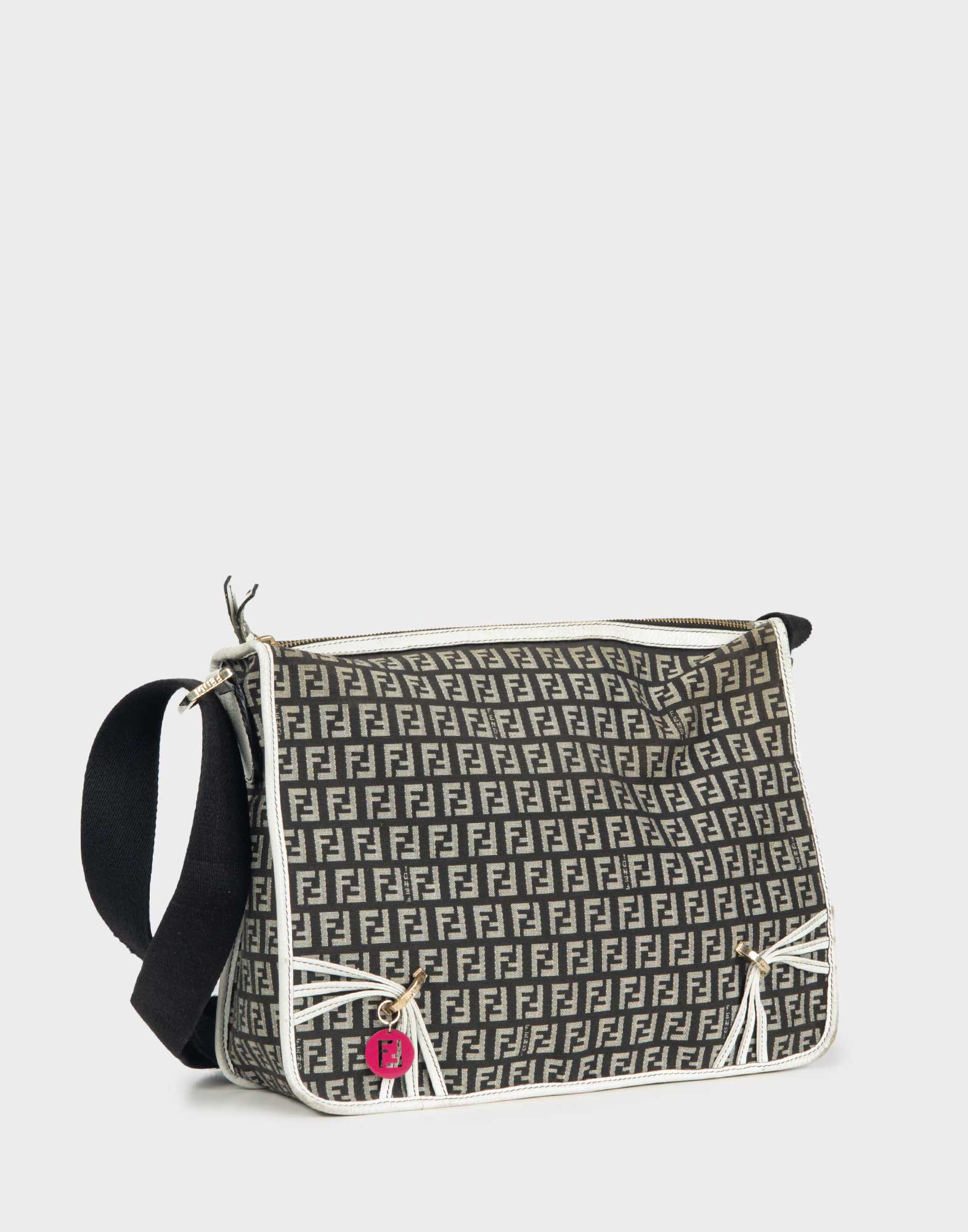 Fendi - Black monogrammed FF shoulder bag - Image 2