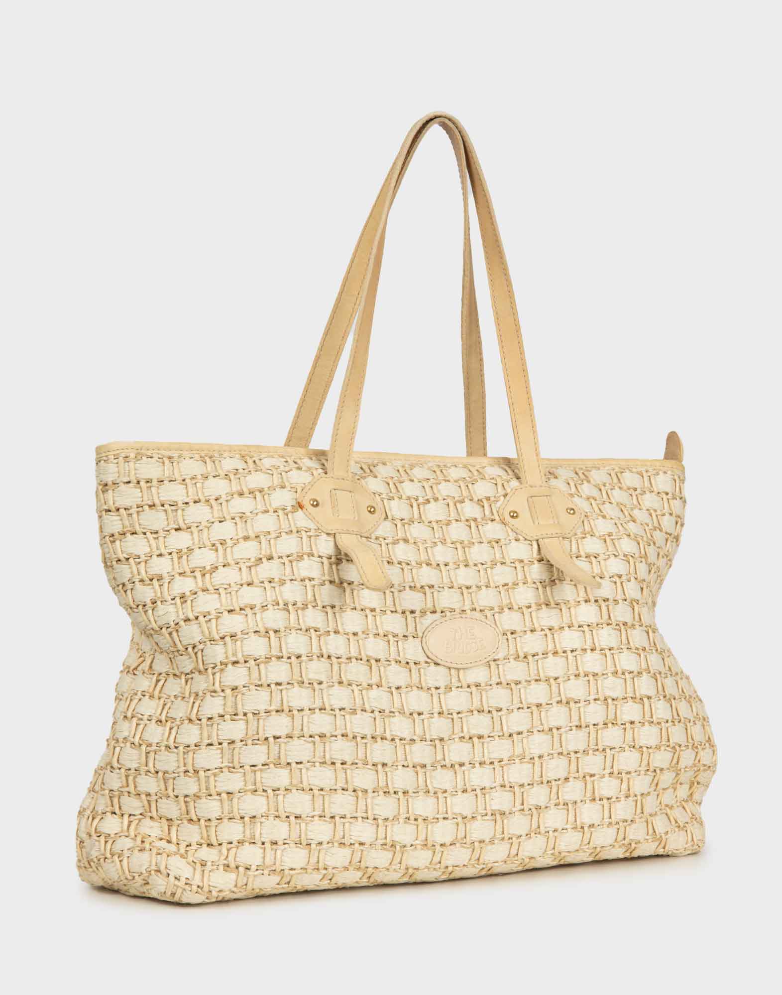 The Bridge - Borsa a spalla beige in paglia - immagine 2