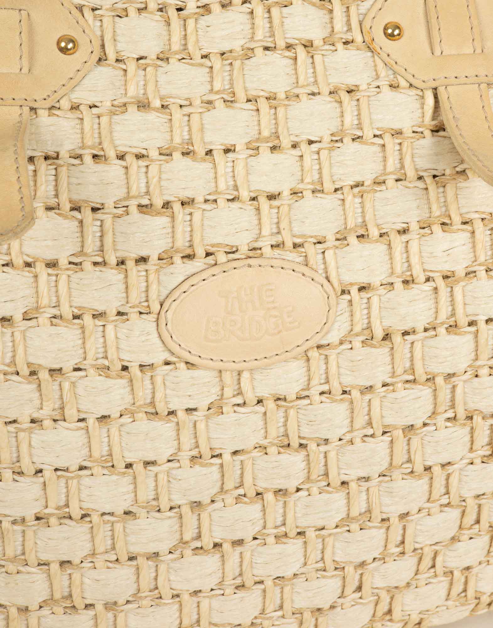 The Bridge - Borsa a spalla beige in paglia - immagine 7