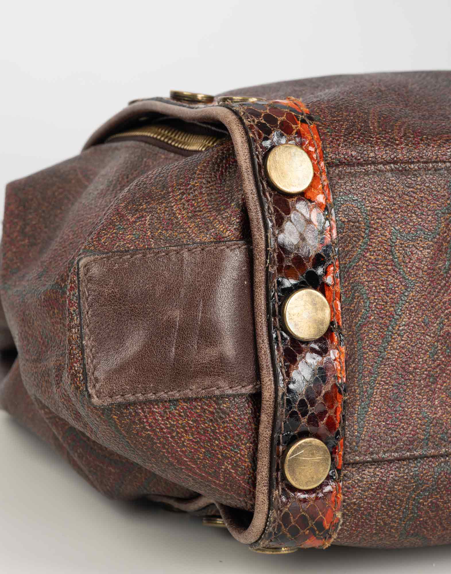 Etro - 2000s brown paisley bag - Image 5
