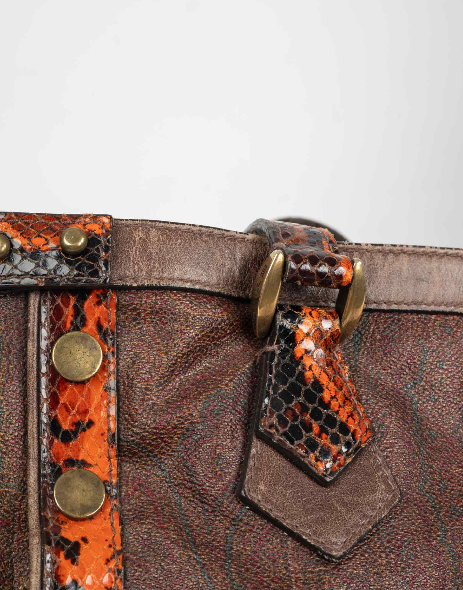 Etro - 2000s brown paisley bag - Image 6