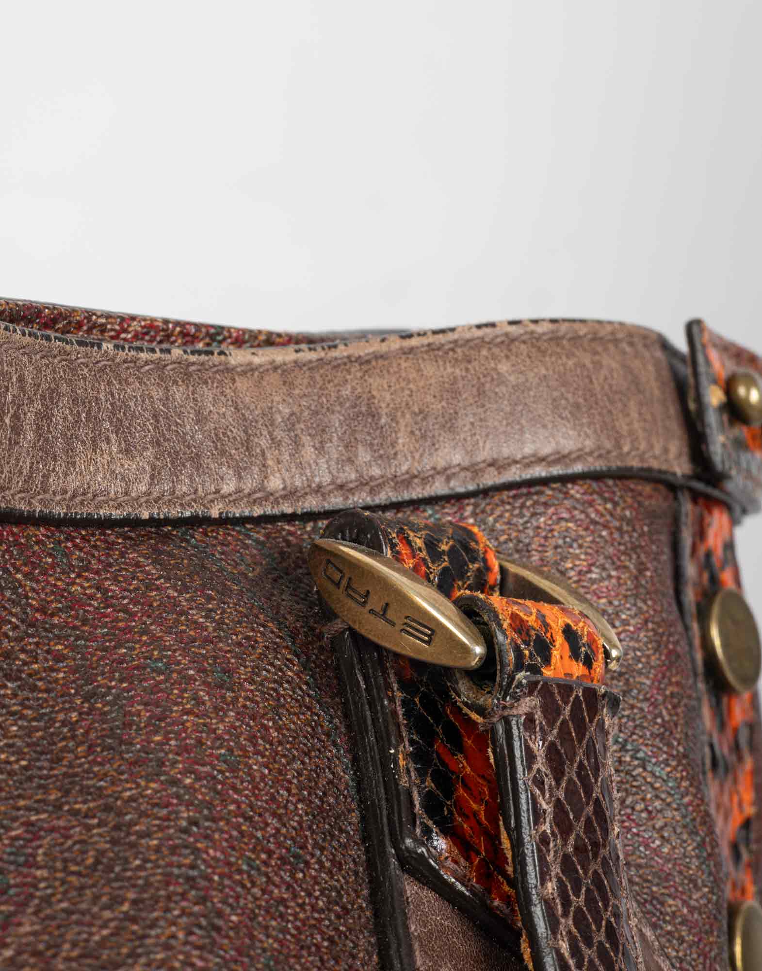 Etro - 2000s brown paisley bag - Image 9