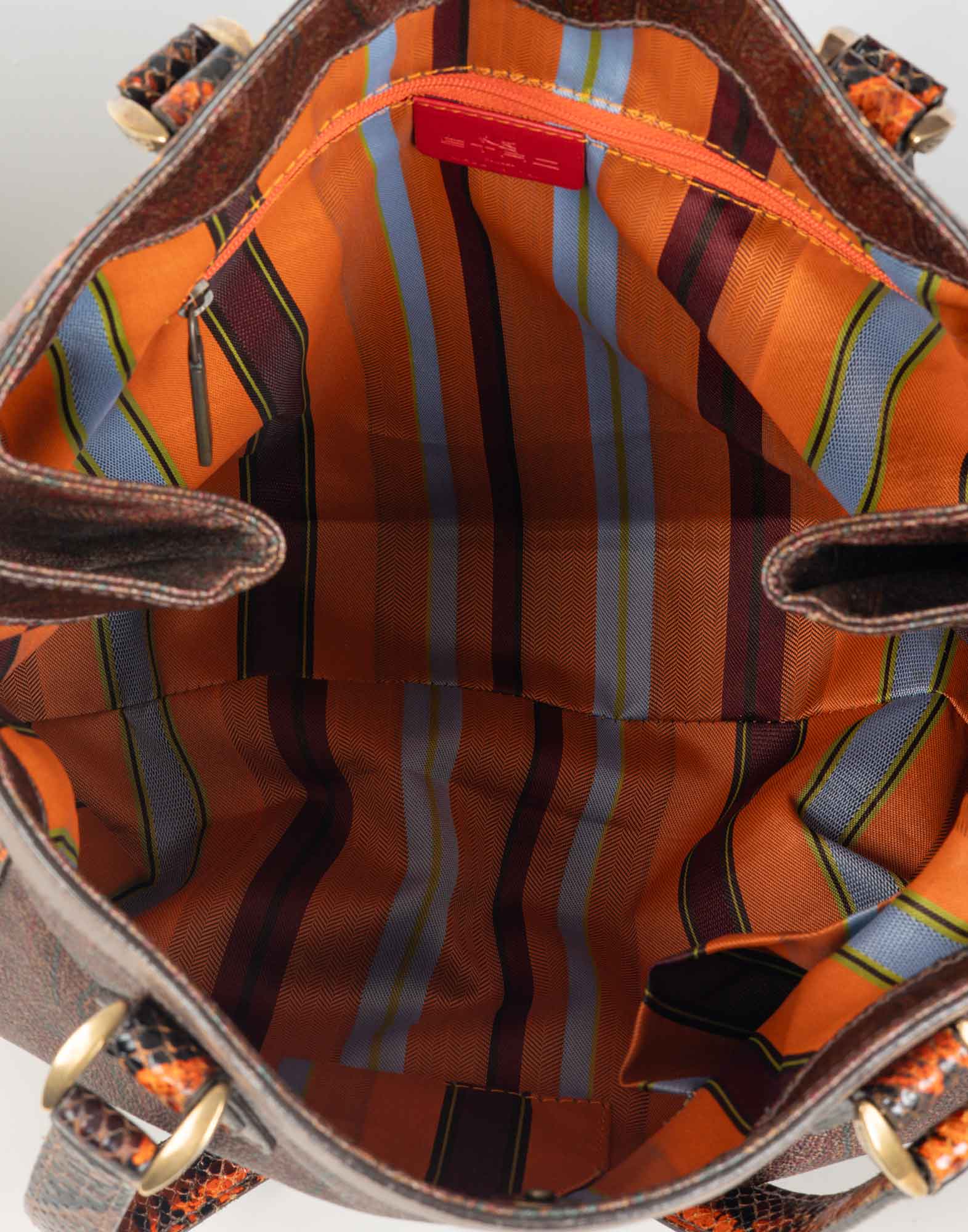 Etro - 2000s brown paisley bag - Image 11