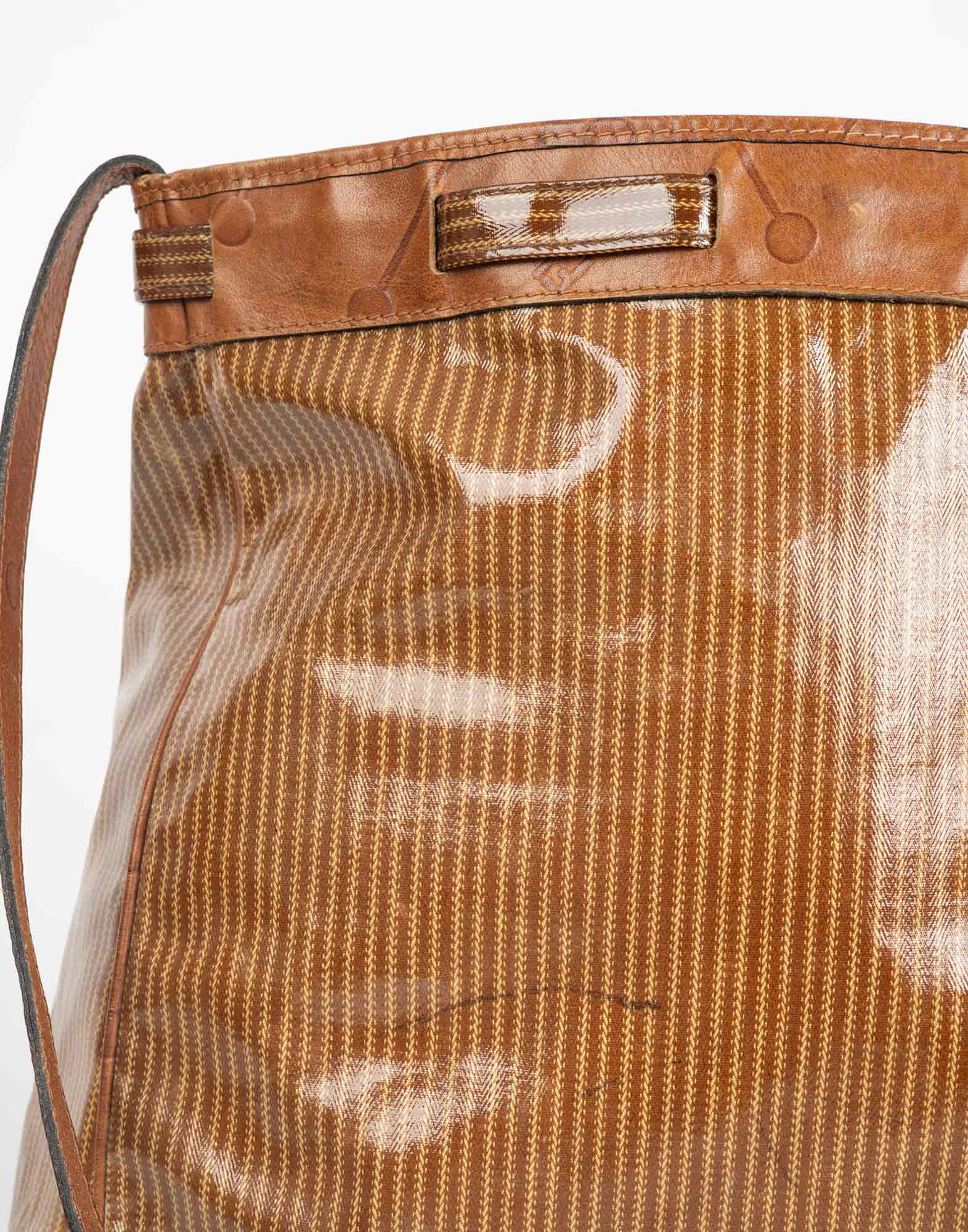 Fendi - Borsa grande a tracolla anni '80 - immagine 9