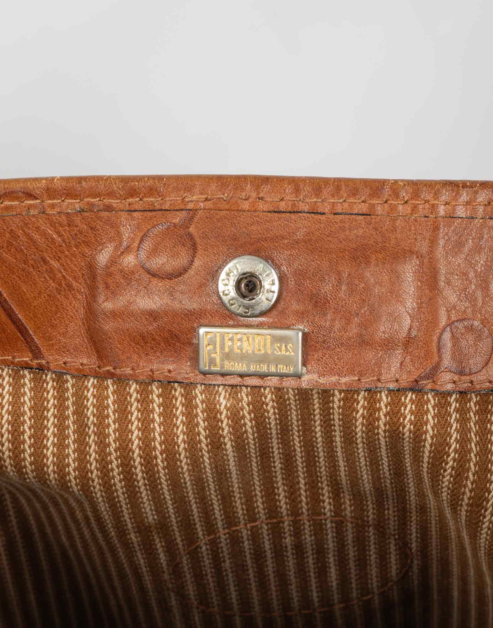 Fendi - Borsa grande a tracolla anni '80 - immagine 10