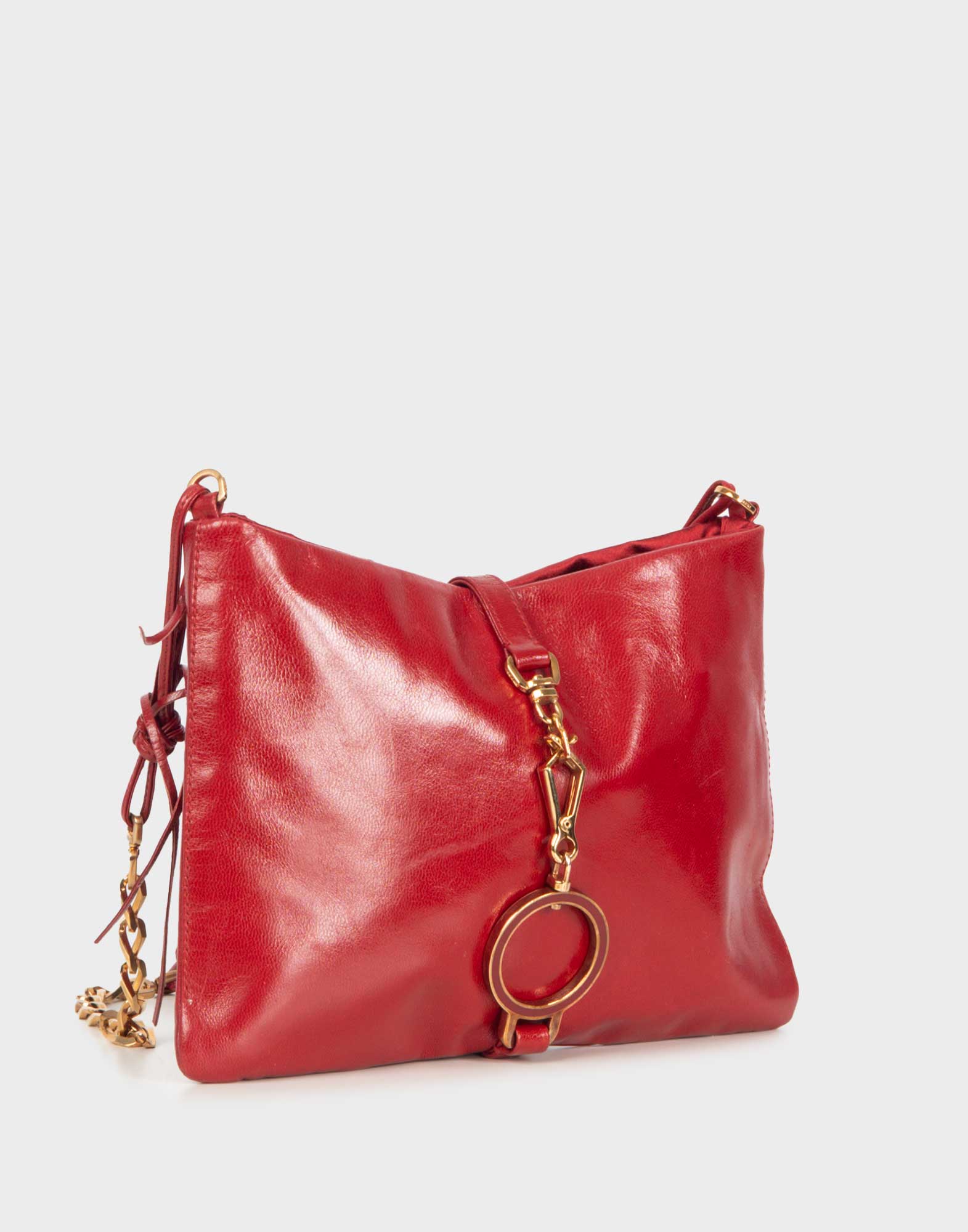Prada - Borsetta rossa in pelle - immagine 3