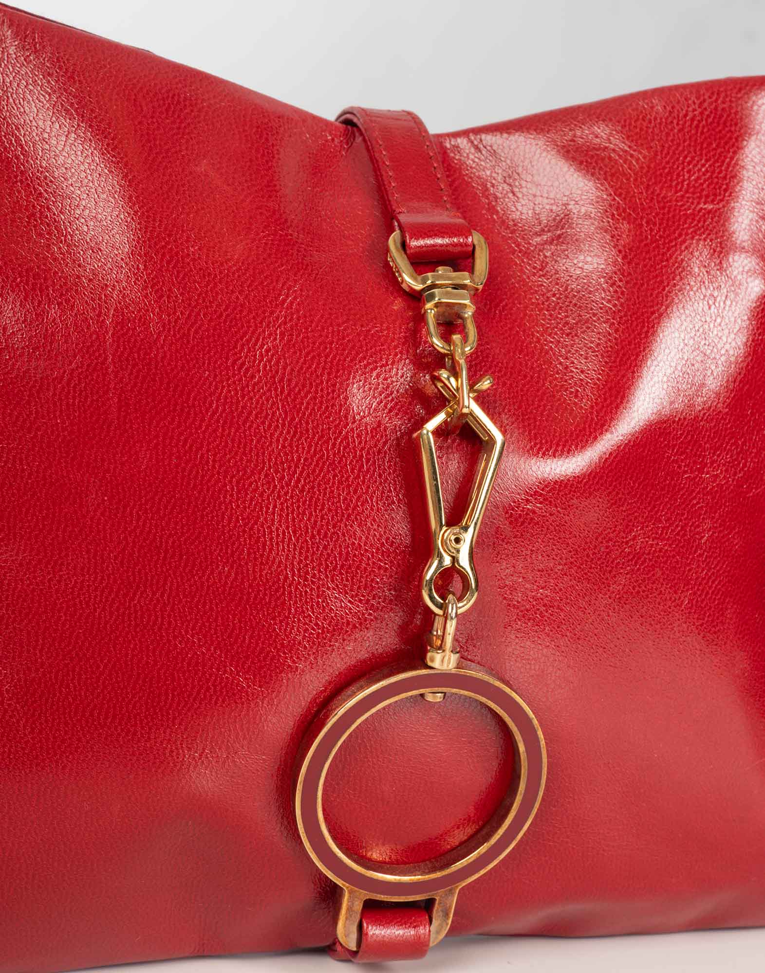 Prada - Borsetta rossa in pelle - immagine 6