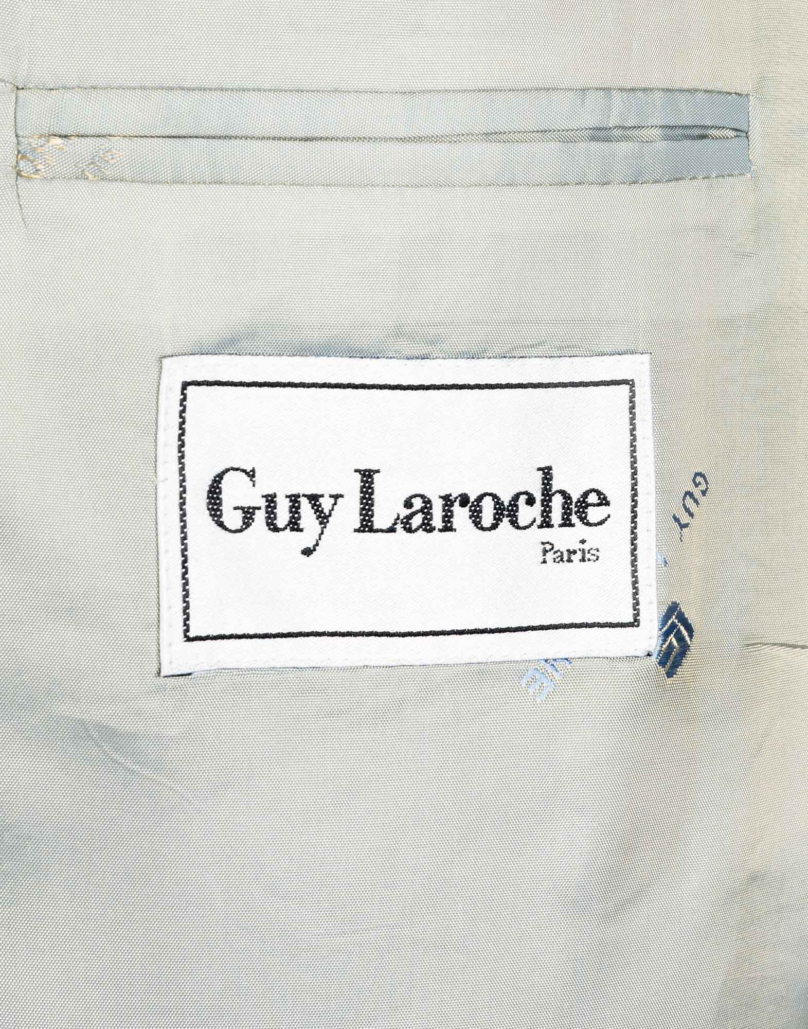 Guy Laroche - 80s Checked Double-breasted Jacket - Image 3