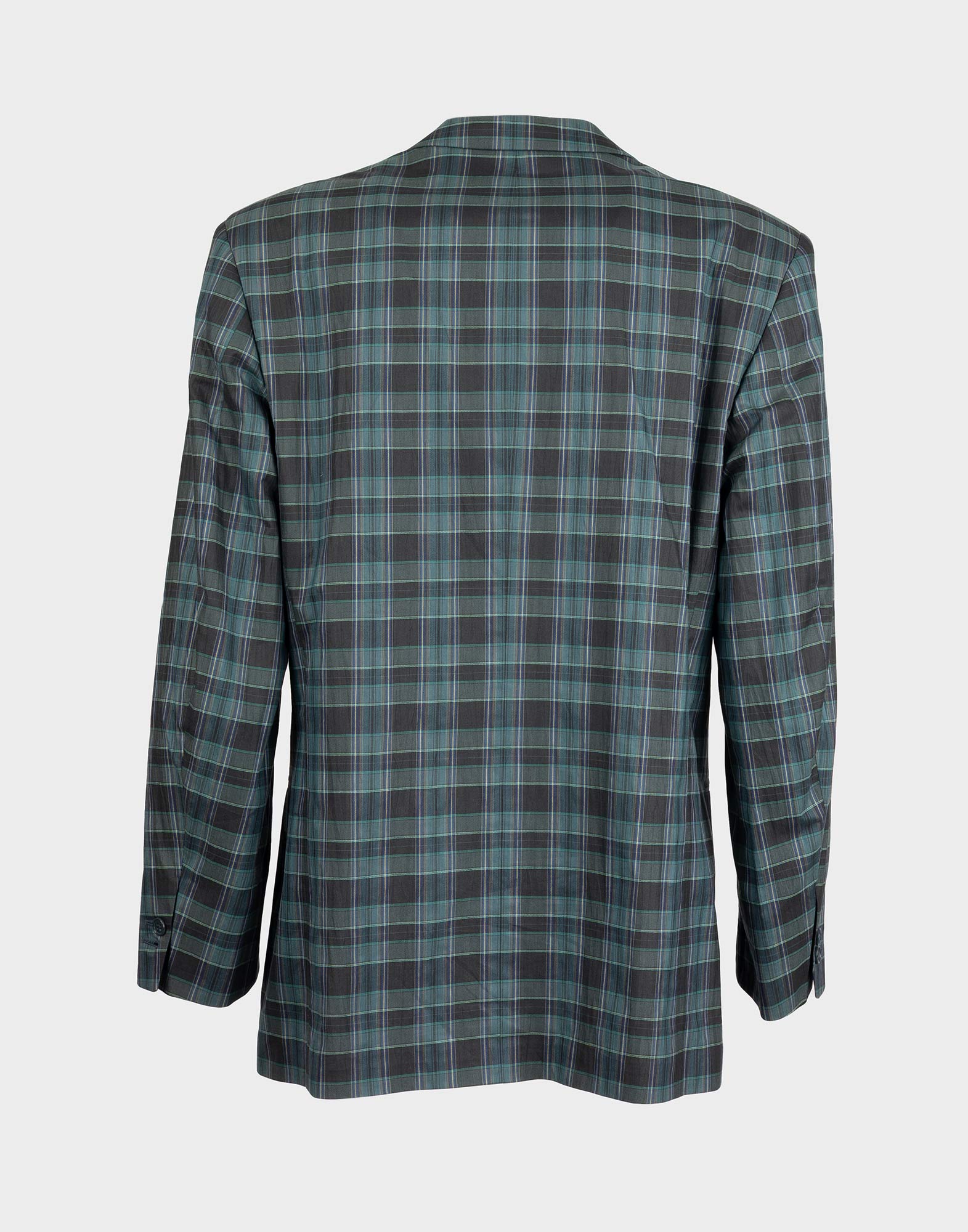 Guy Laroche - 80s Checked Double-breasted Jacket - Image 2