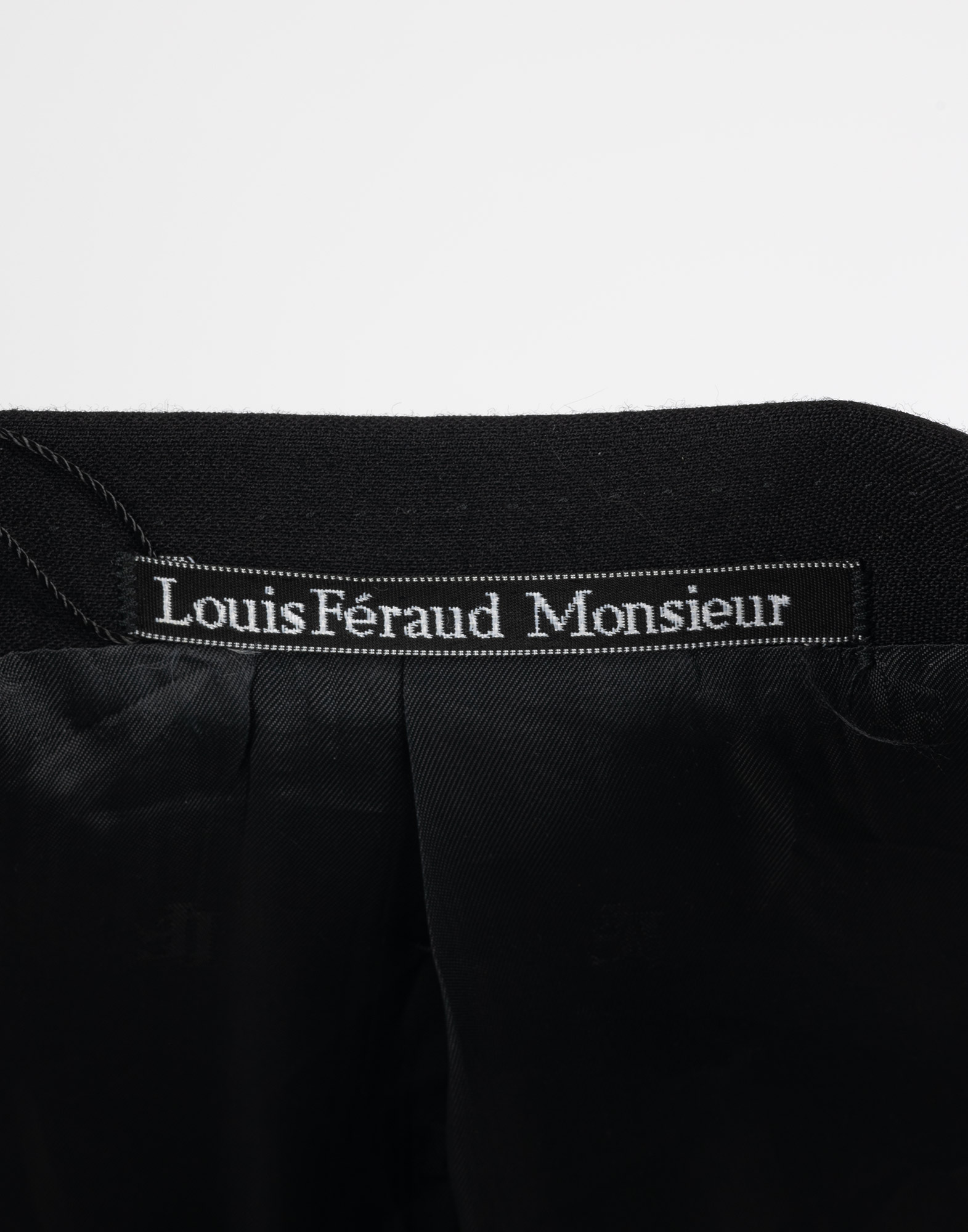 Louis Feraud Monsieur - Double-breasted black tuxedo blazer - Image 3