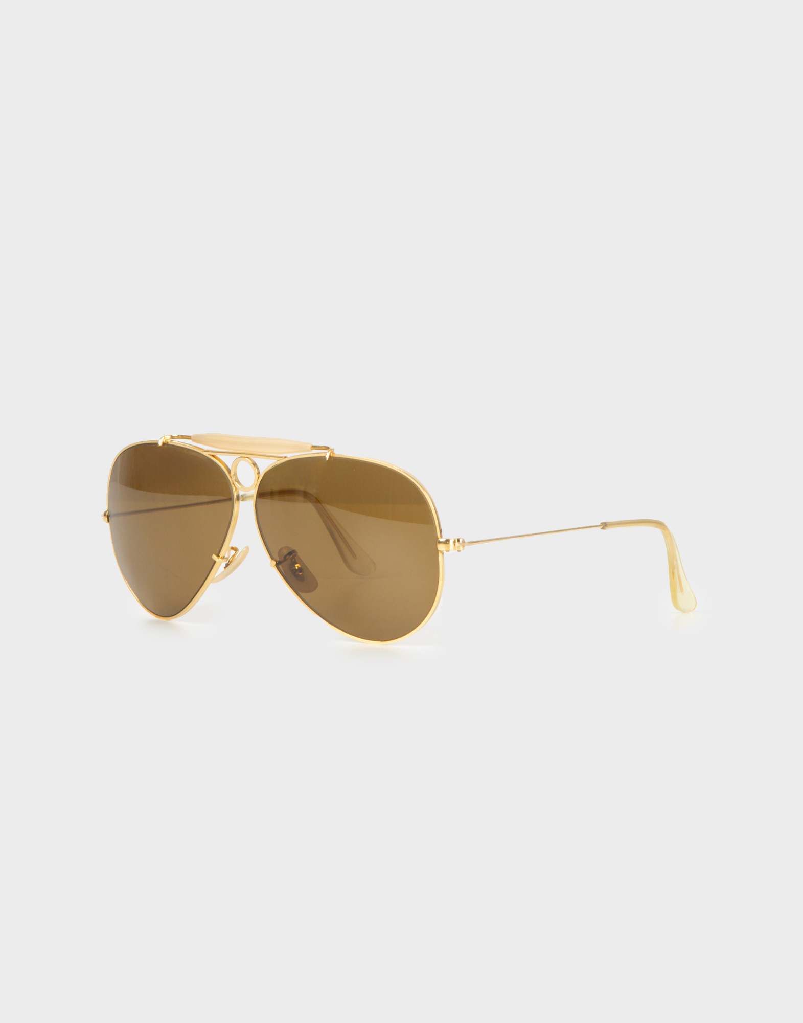 Ray-Ban - Gold 80s aviator sunglasses - Image 2