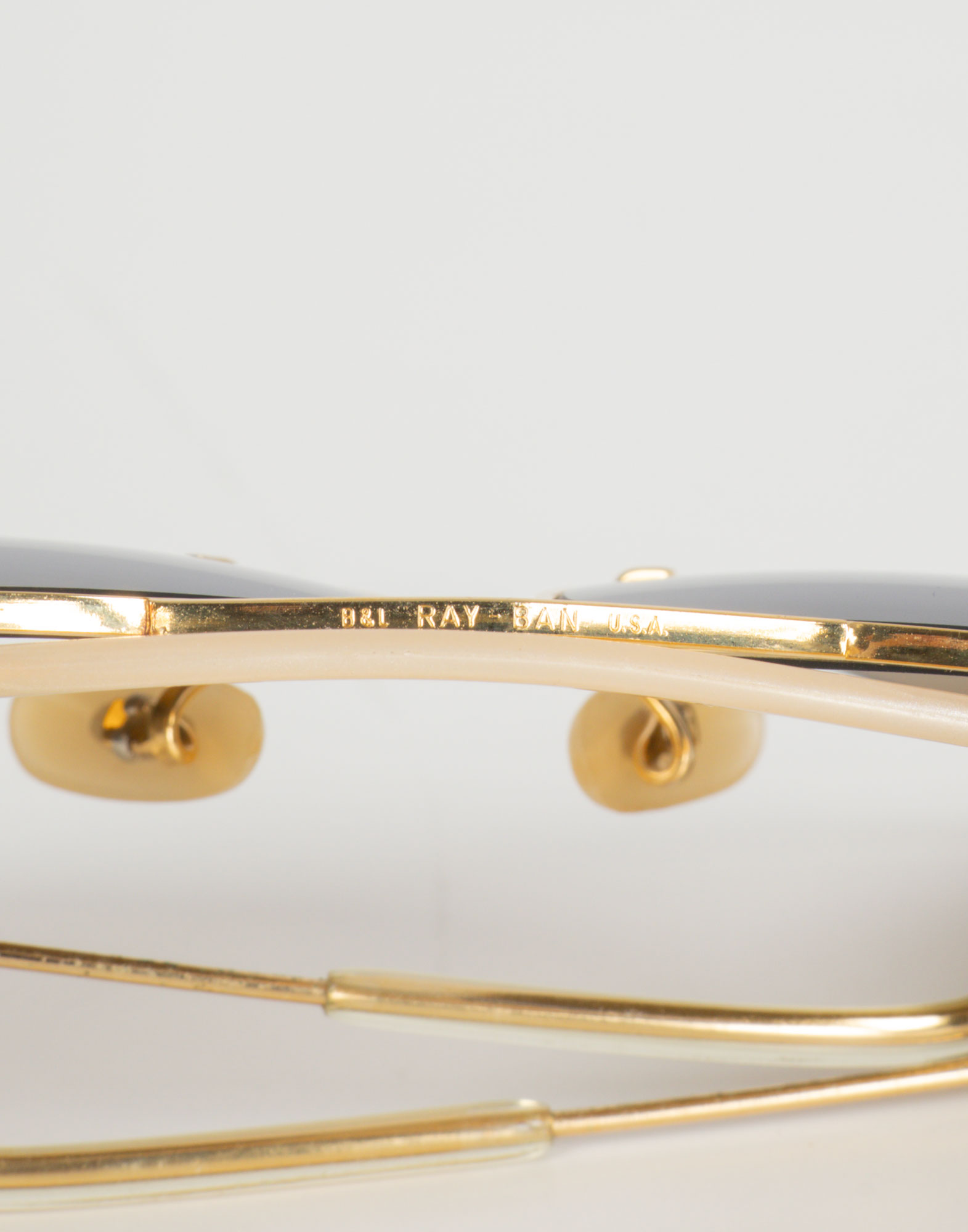 Ray-Ban - Gold 80s aviator sunglasses - Image 4