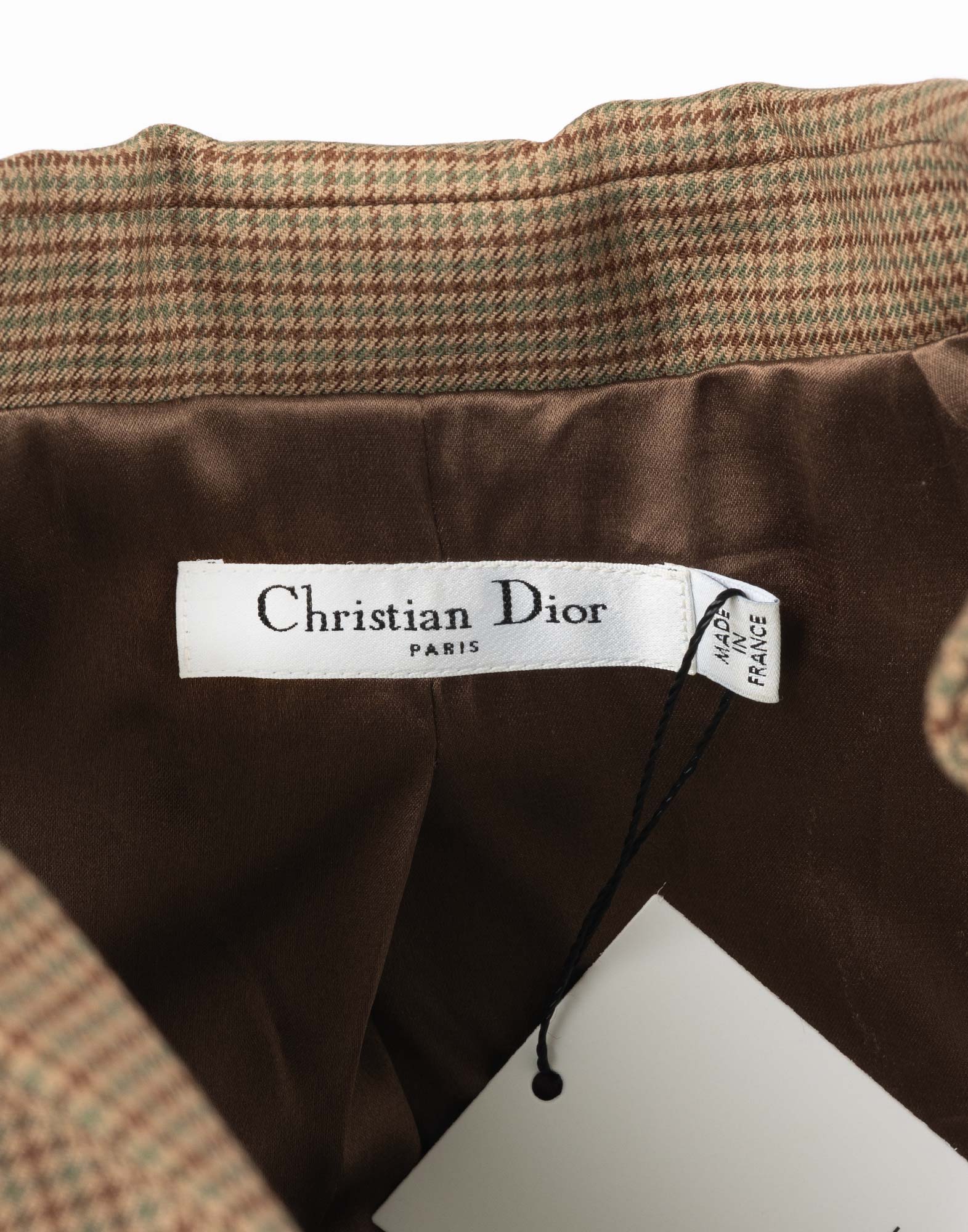 Christian Dior - '90s pied-de-poule midi dress - Image 3