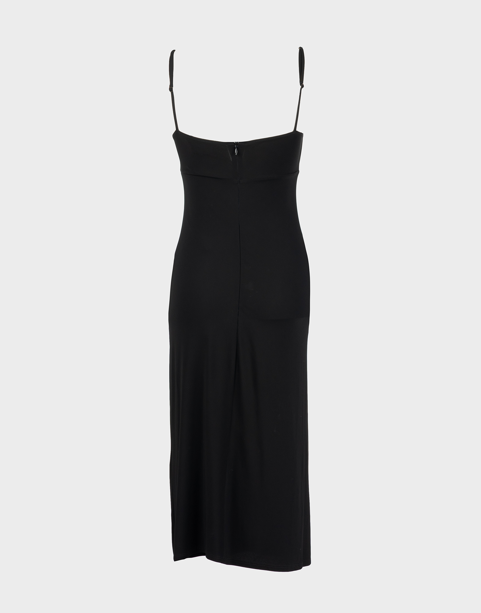 Max Mara - Tubino nero lungo in viscosa - immagine 2
