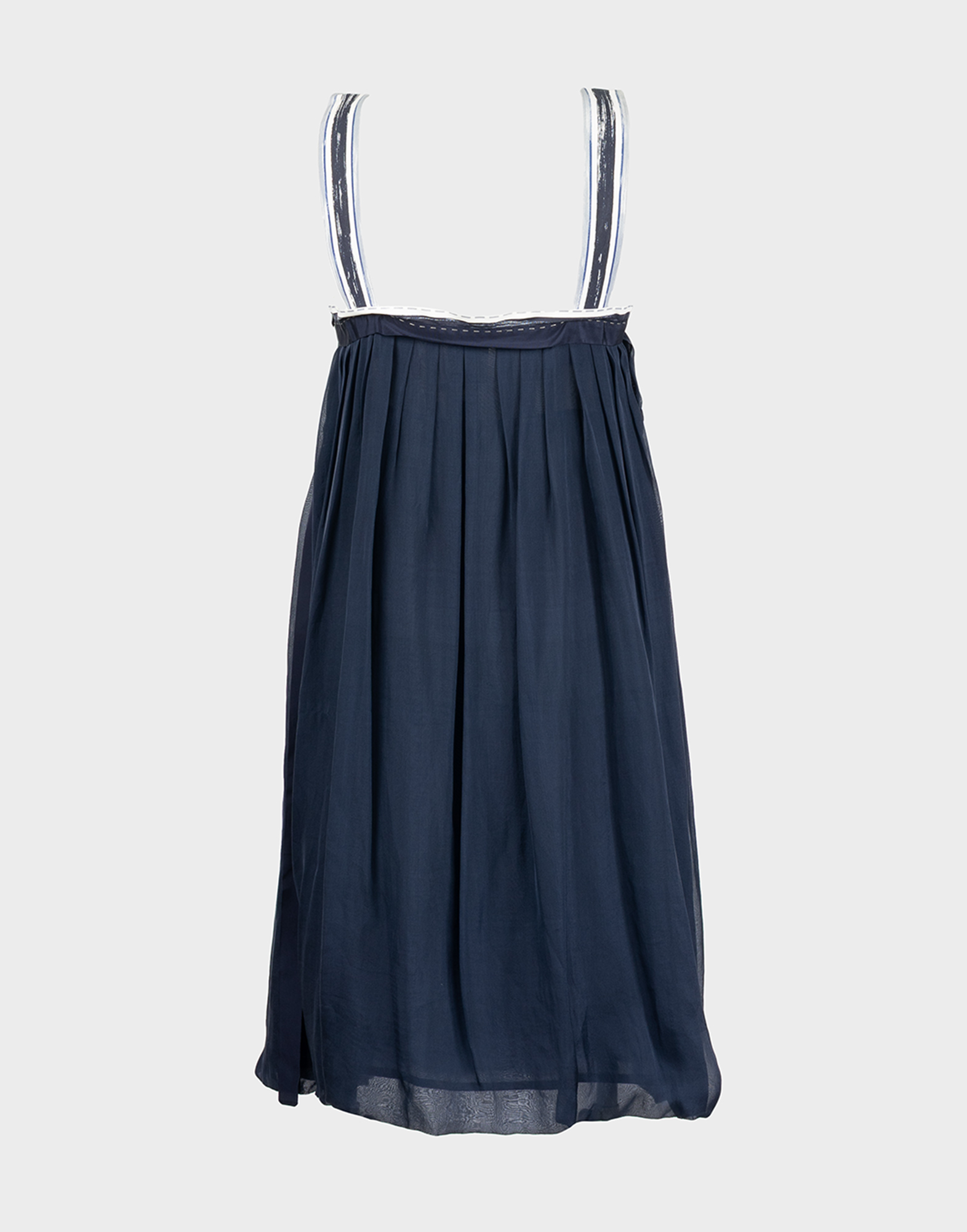 Alberta Ferretti - Mini abito blu in seta - immagine 2