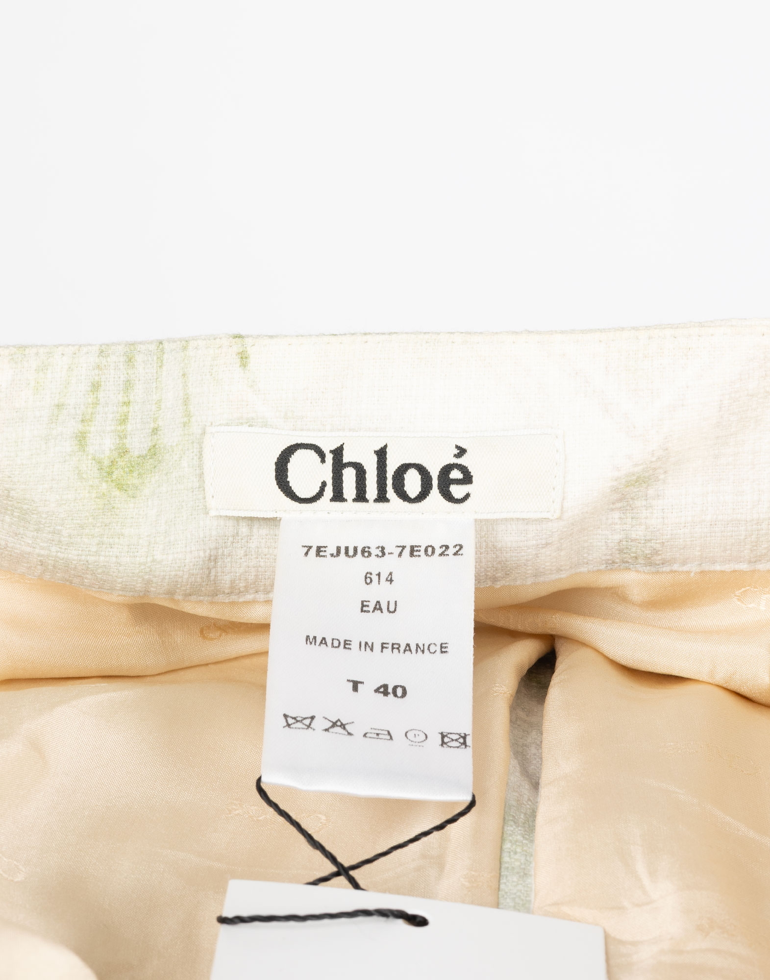 Chloe - Minigonna plissettata in cotone - immagine 3