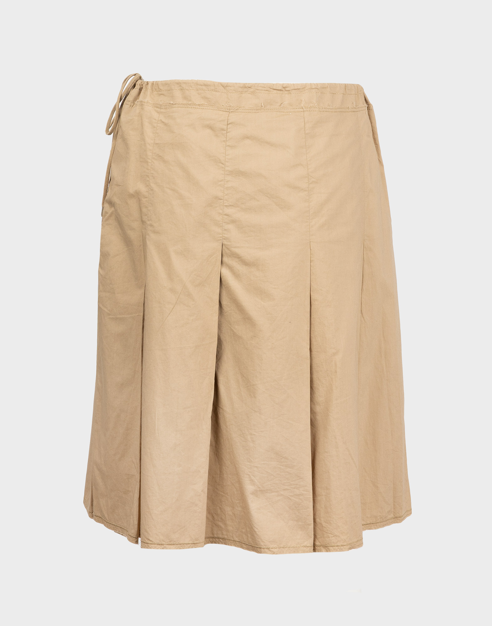 Prada - 2000 beige pleated miniskirt - Image 2