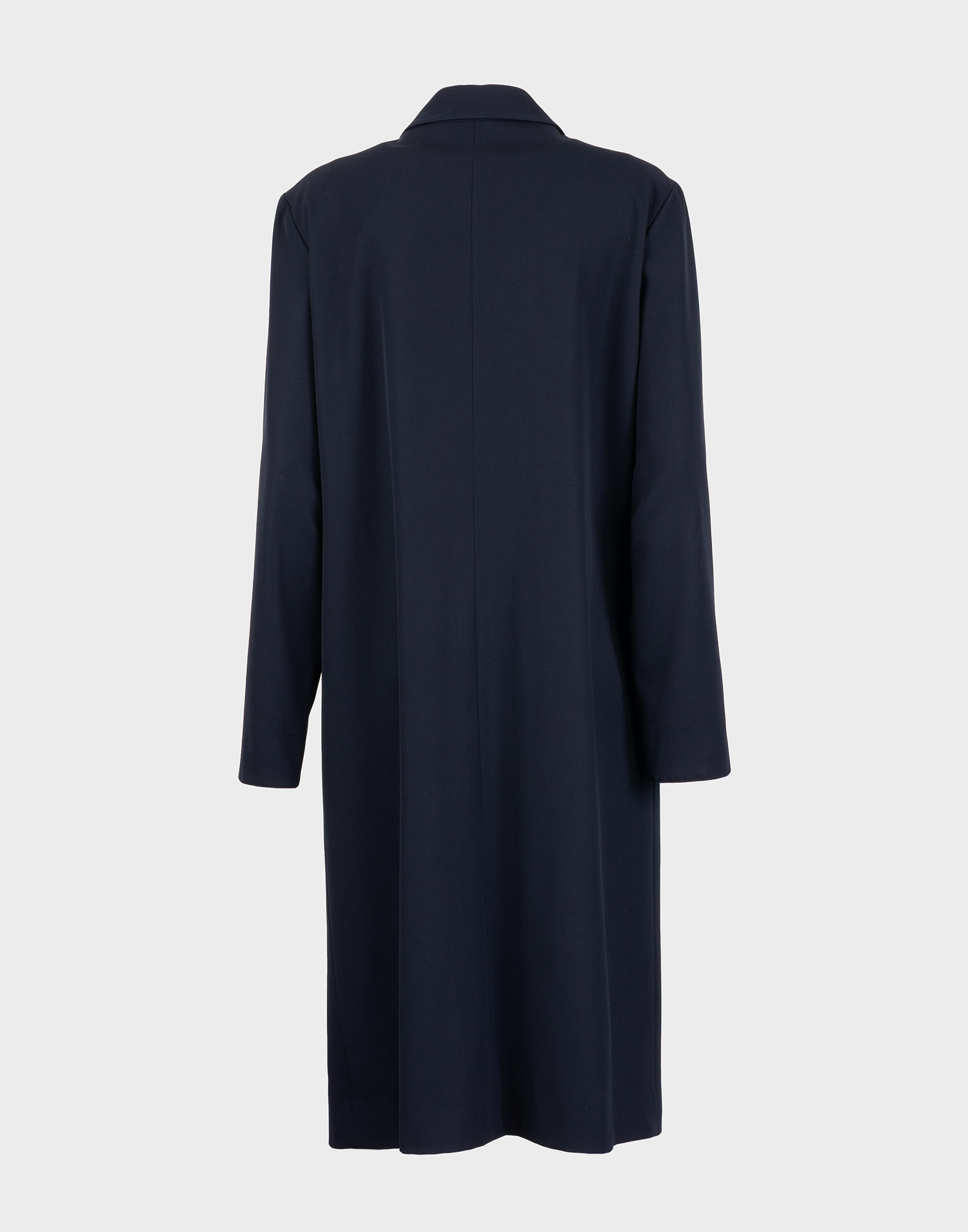 Hermes - Trench blu in lana anni '80 - immagine 2