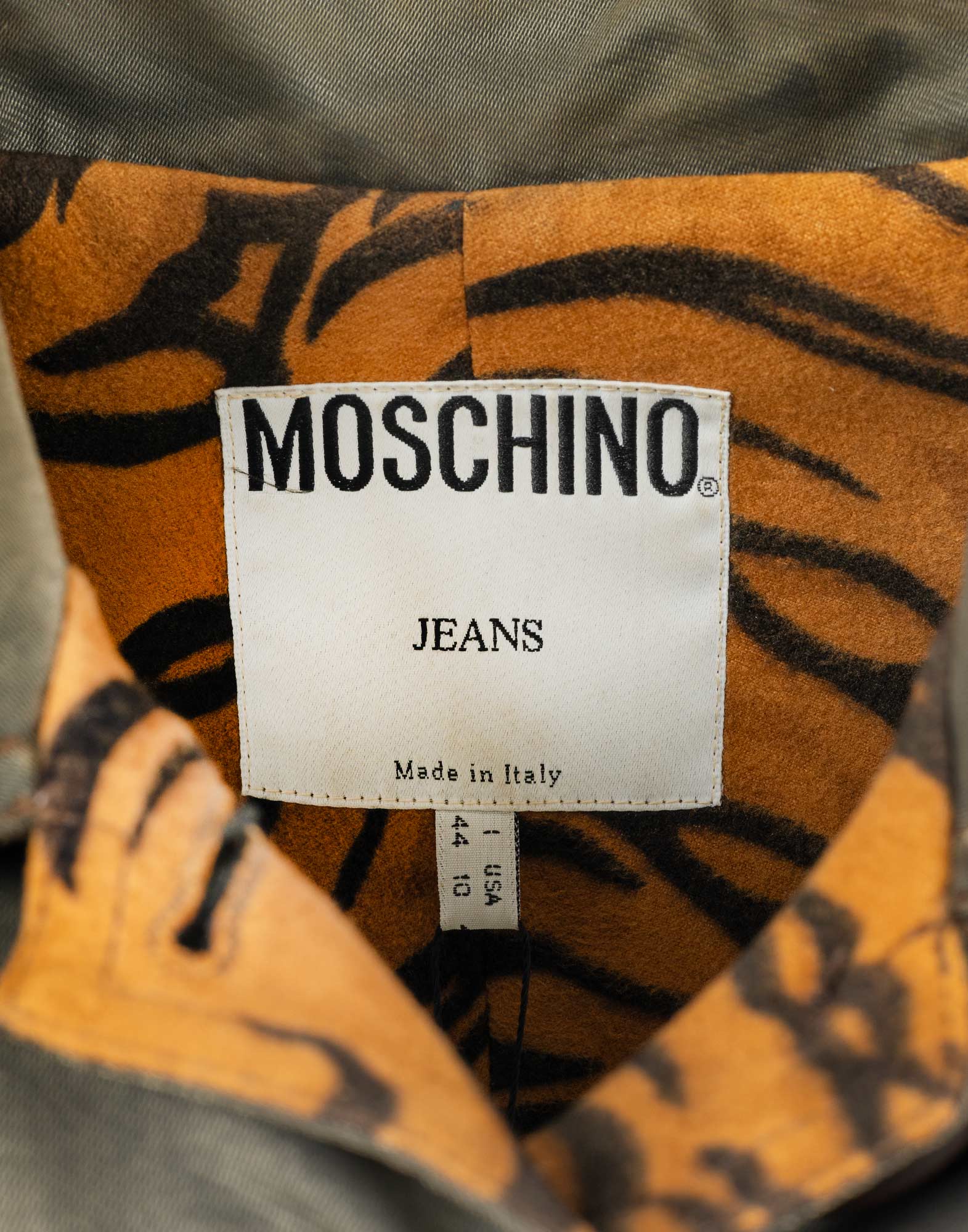 Moschino Jeans - Trench verde metallizzato anni '90 - immagine 3