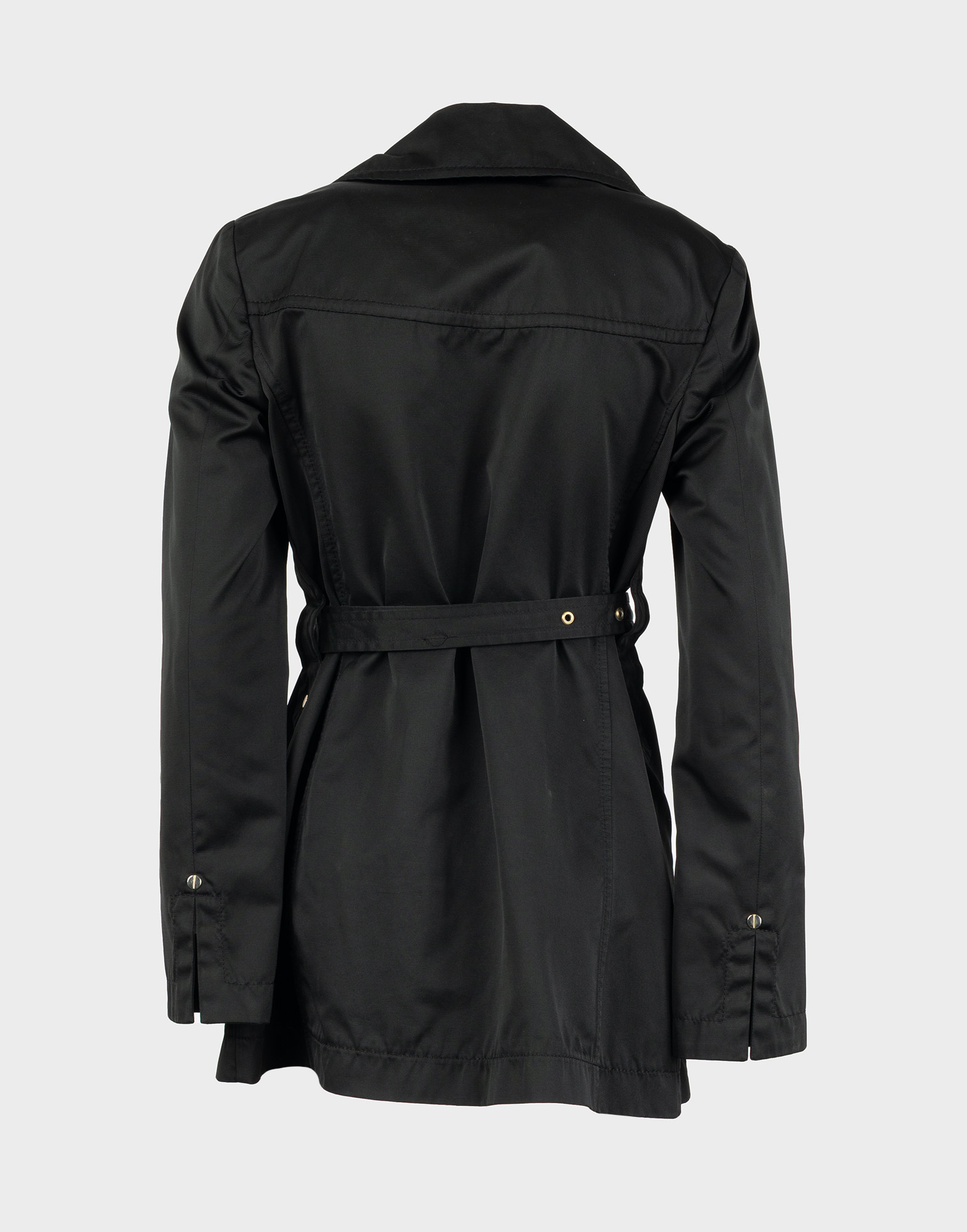 Fay - 2000s short black trench coat - Image 2