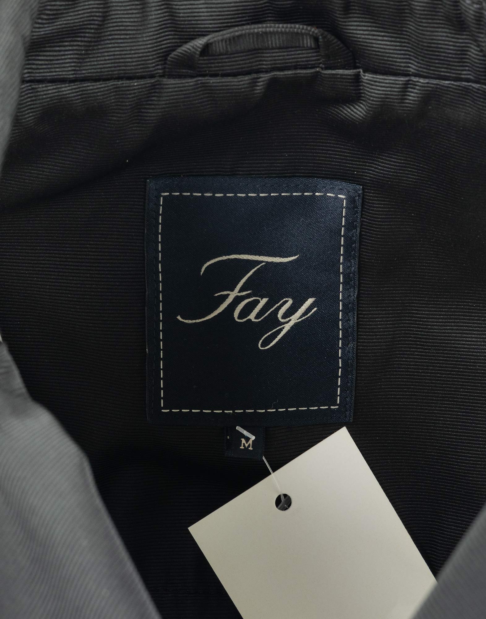 Fay - 2000s short black trench coat - Image 3
