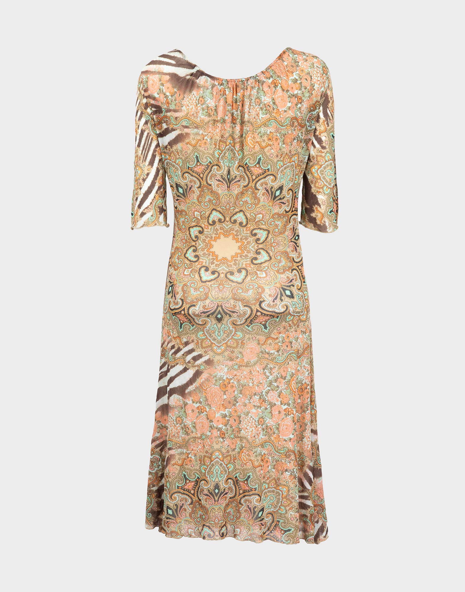 Class Roberto Cavalli - Vestito fantasia paisley 2000 - immagine 2