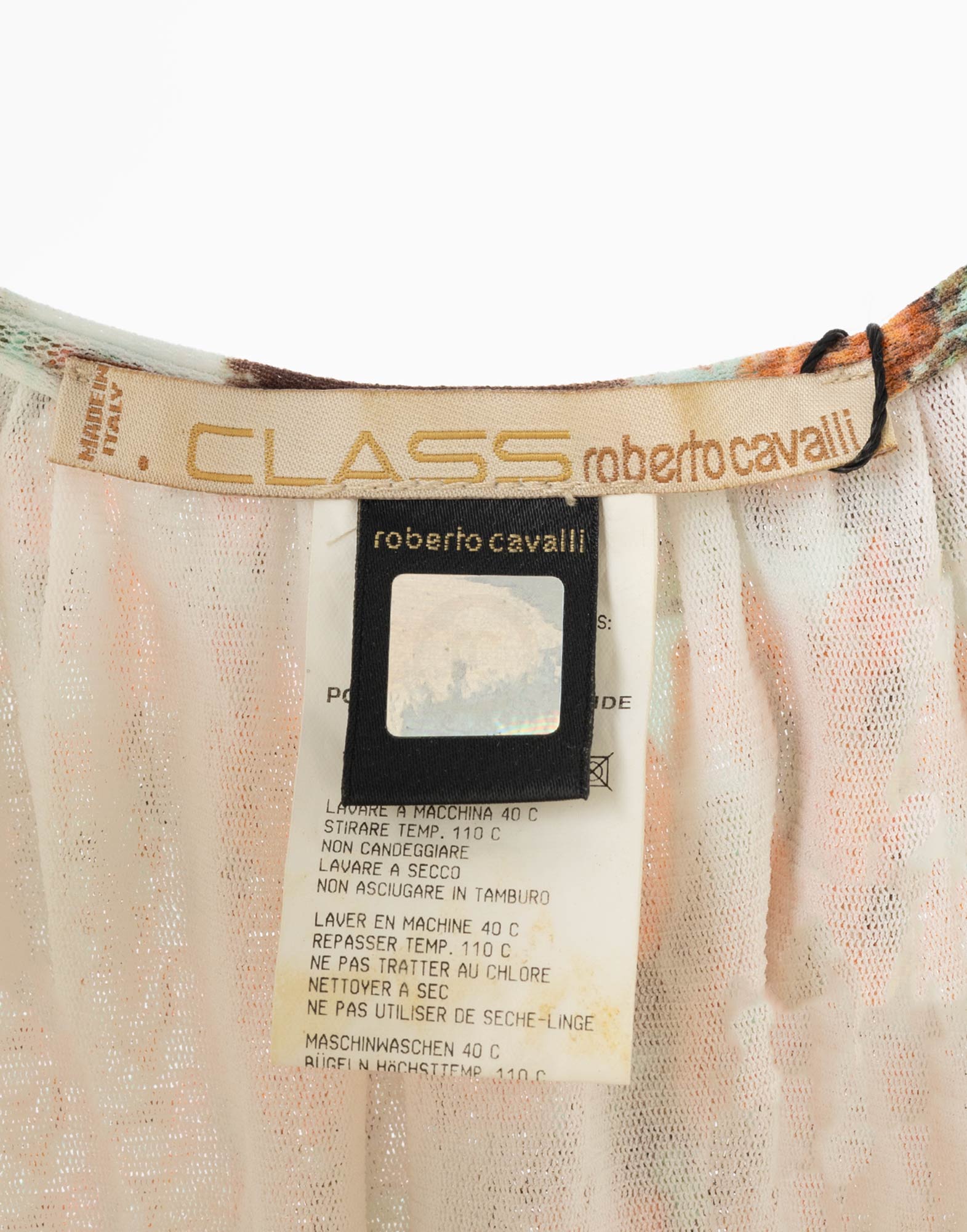 Class Roberto Cavalli - Vestito fantasia paisley 2000 - immagine 3