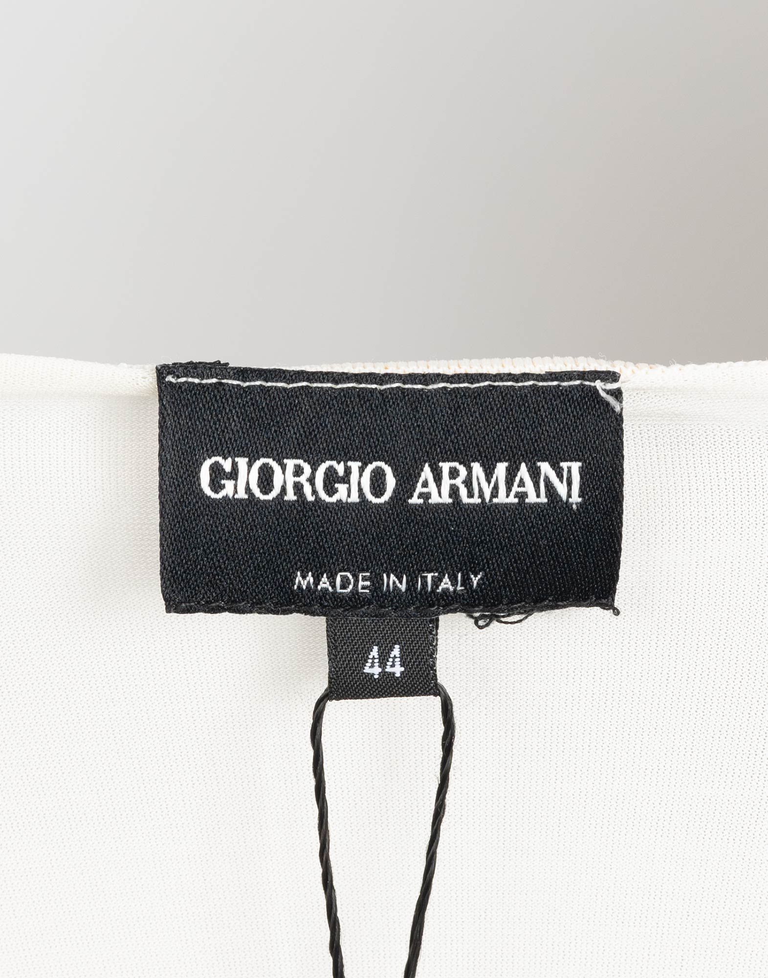 Giorgio Armani - Top halter bianco in seta - immagine 3